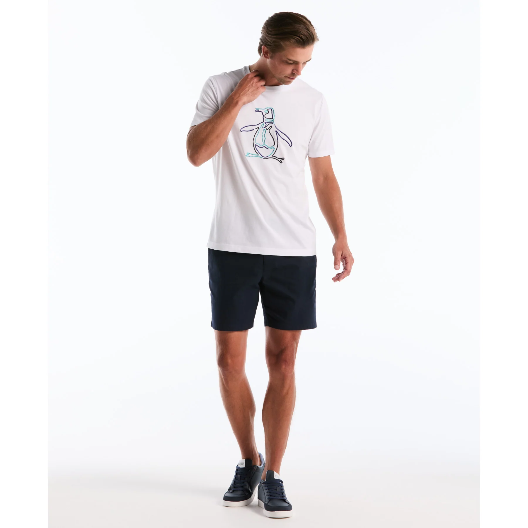 Outline Pete Graphic T-Shirt In Bright White - Image 4