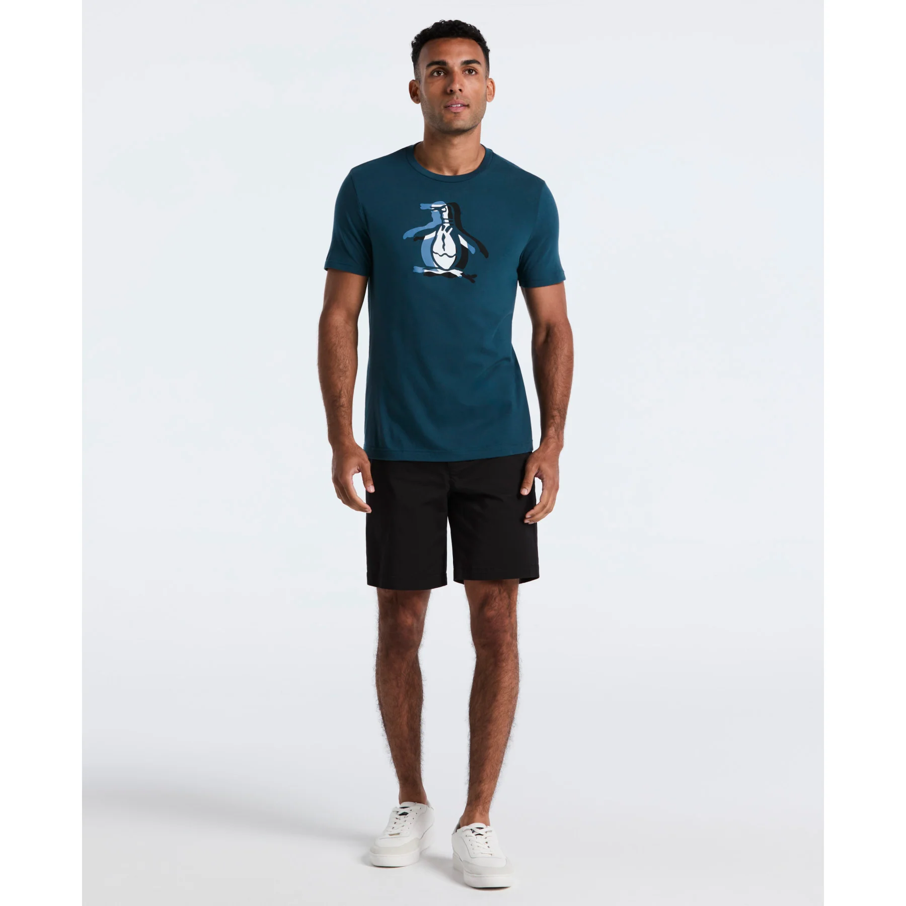 Overlap Pete Graphic T-Shirt In Reflecting Pond - Image 4