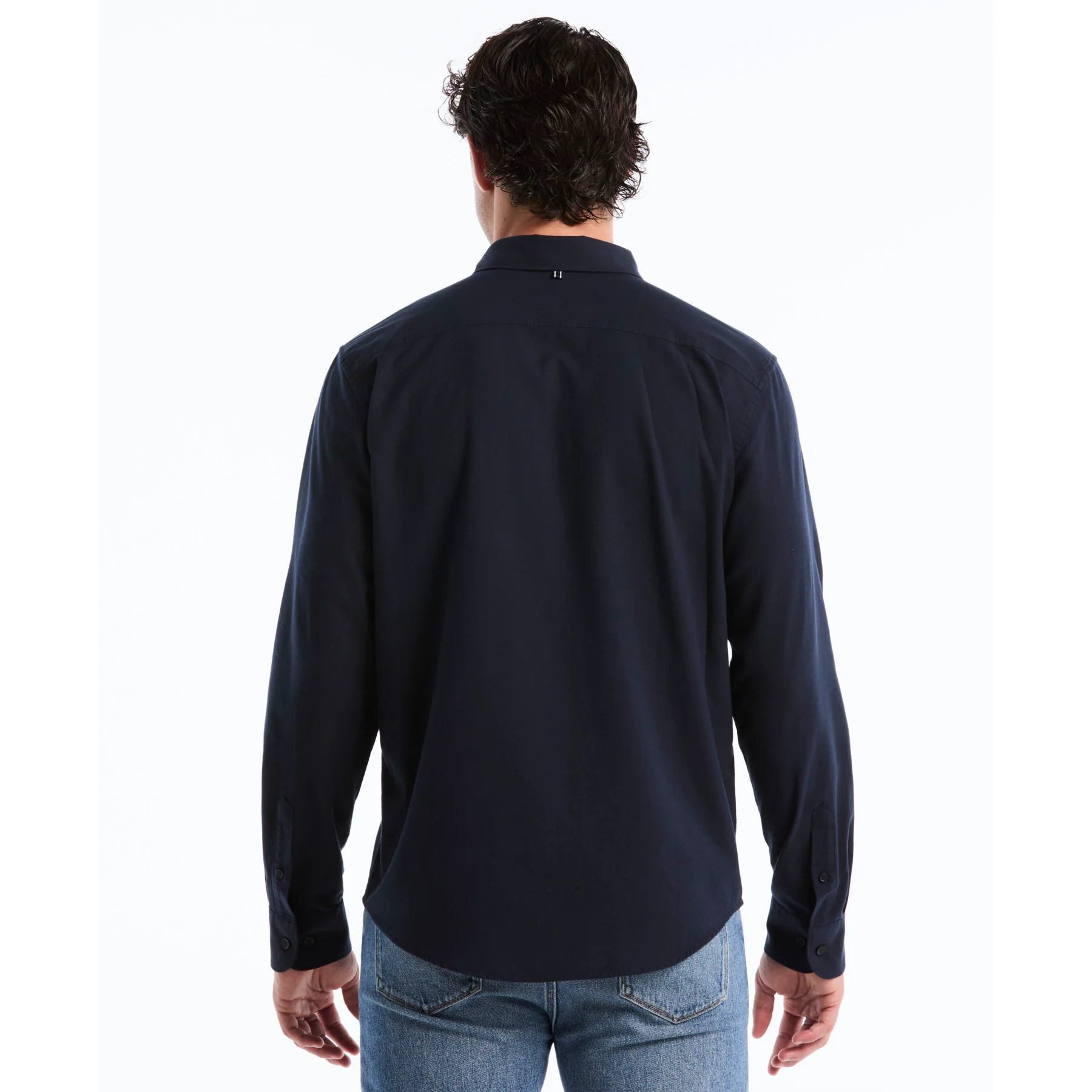 Oxford Shirt In Dark Sapphire - Image 3