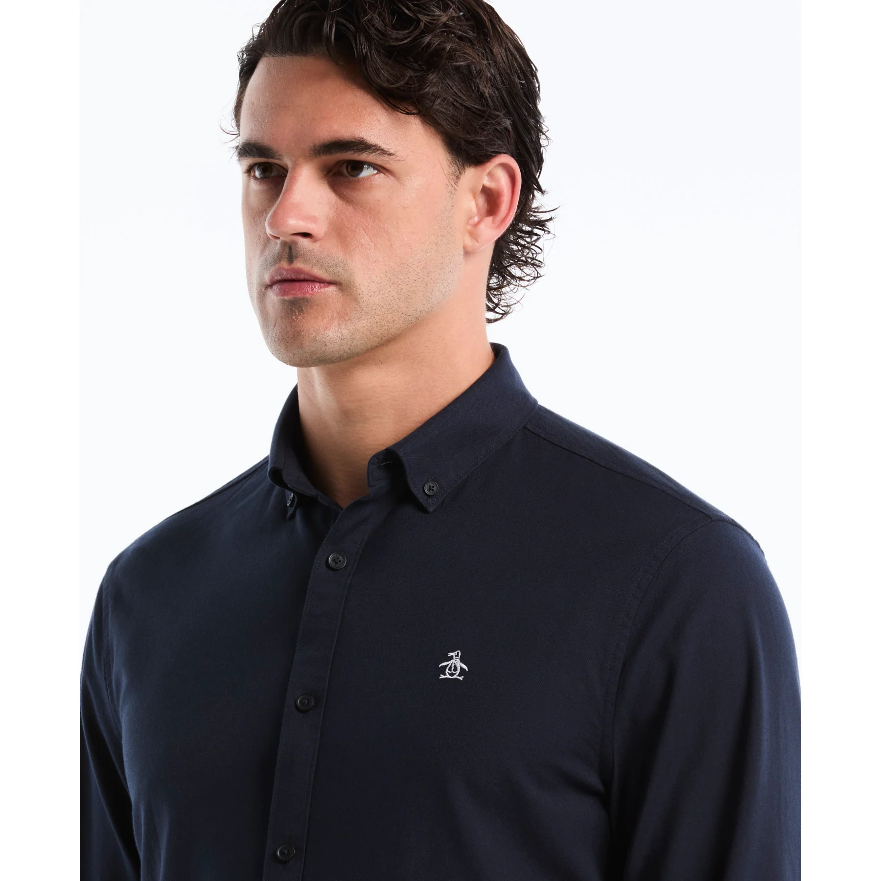 Oxford Shirt In Dark Sapphire - Image 4