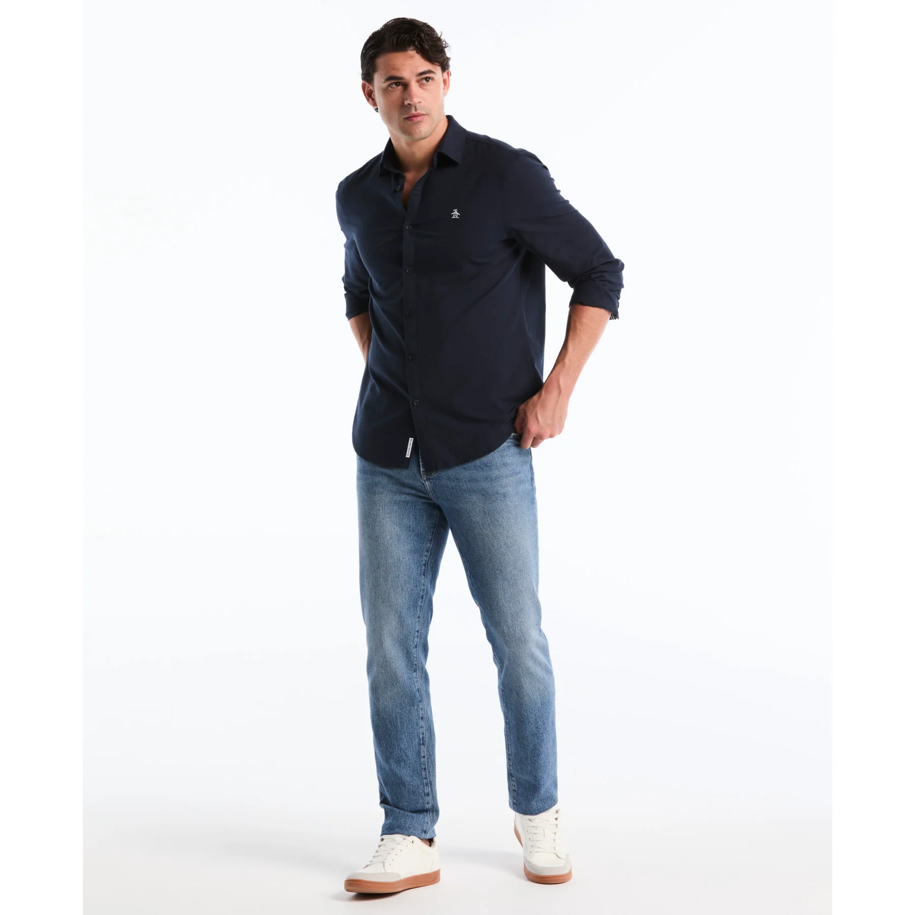 Oxford Shirt In Dark Sapphire - Image 5