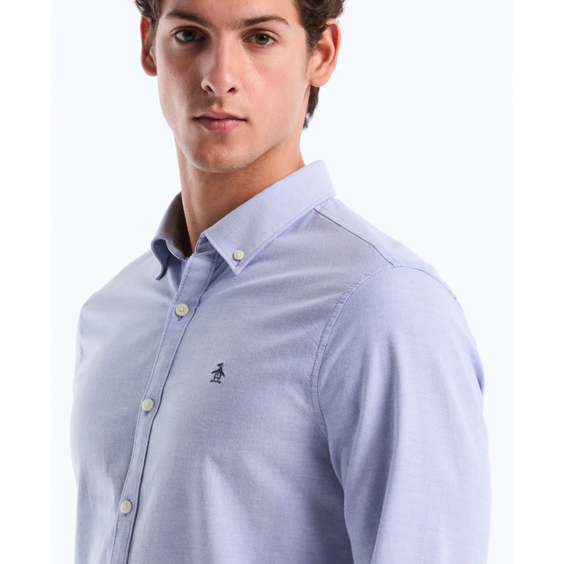 Oxford Shirt In Amparo Blue - Image 4