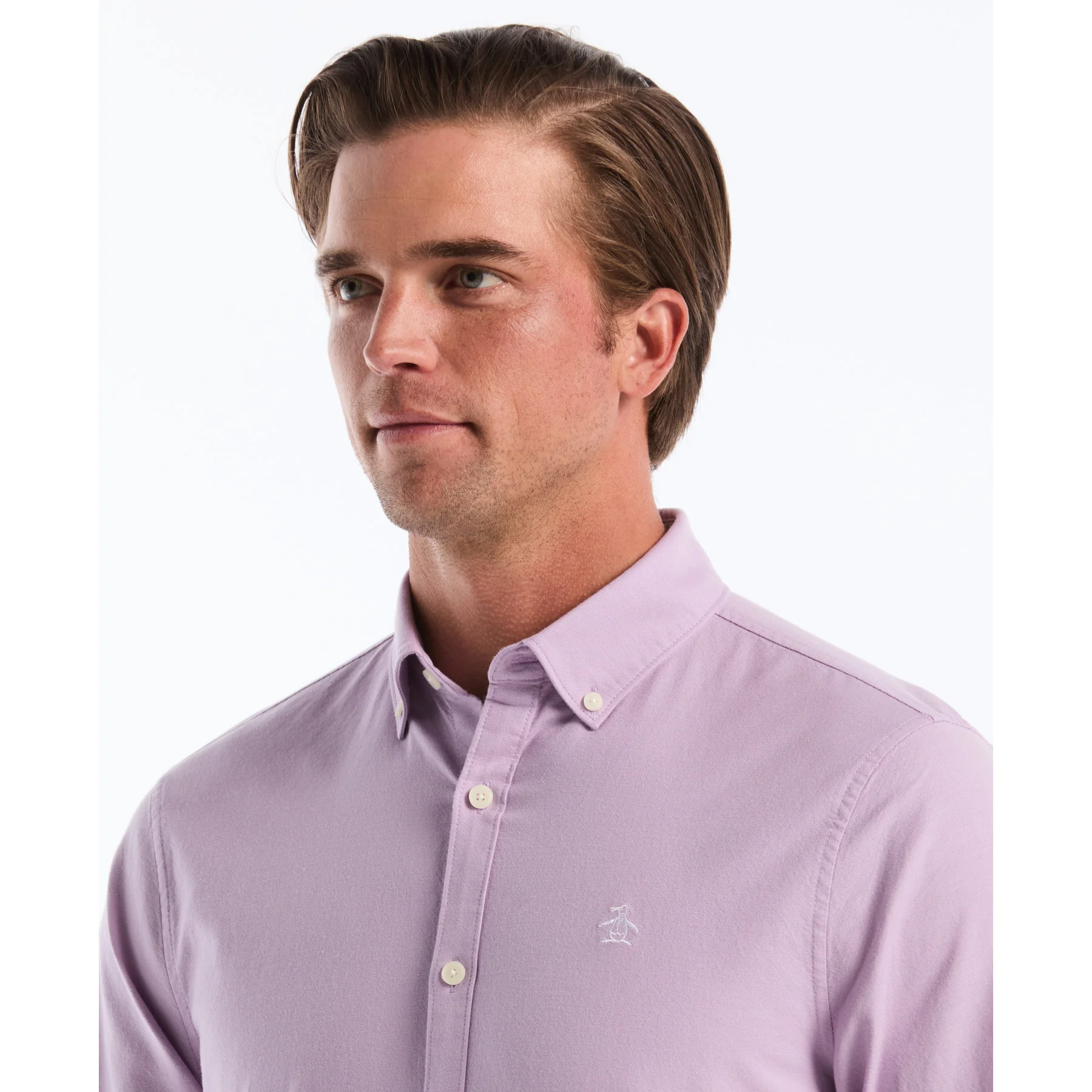 Oxford Shirt In Lavendula - Image 3