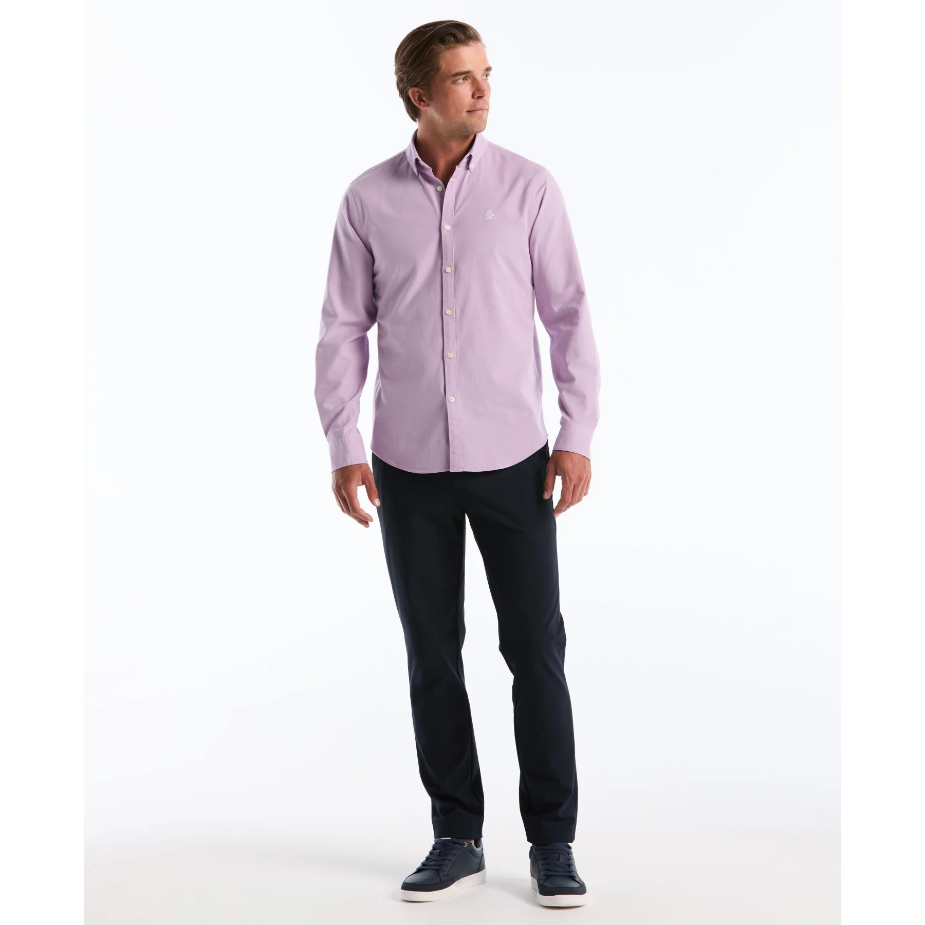 Oxford Shirt In Lavendula - Image 4