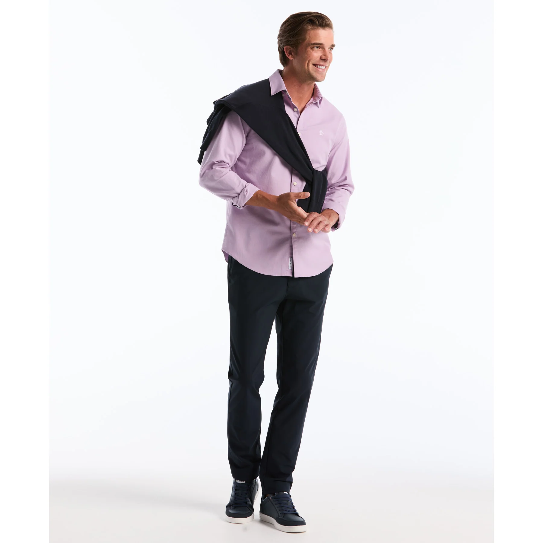 Oxford Shirt In Lavendula - Image 5