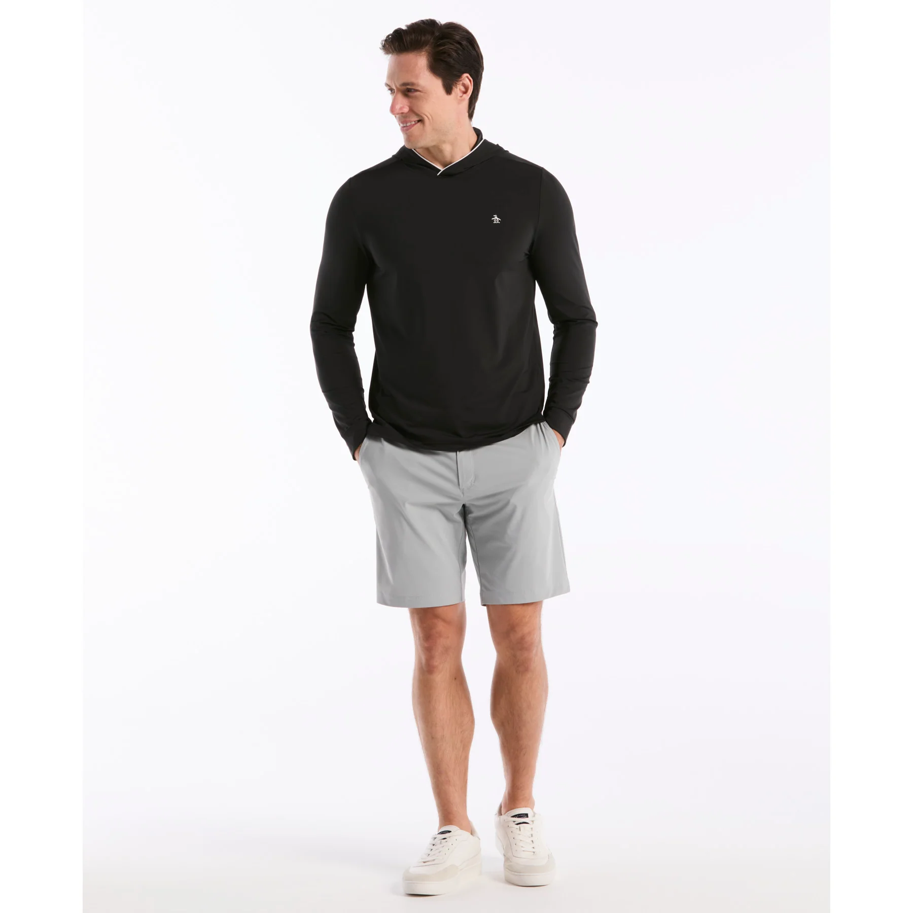 Performance Earl Golf Hoodie In Caviar - Image 4