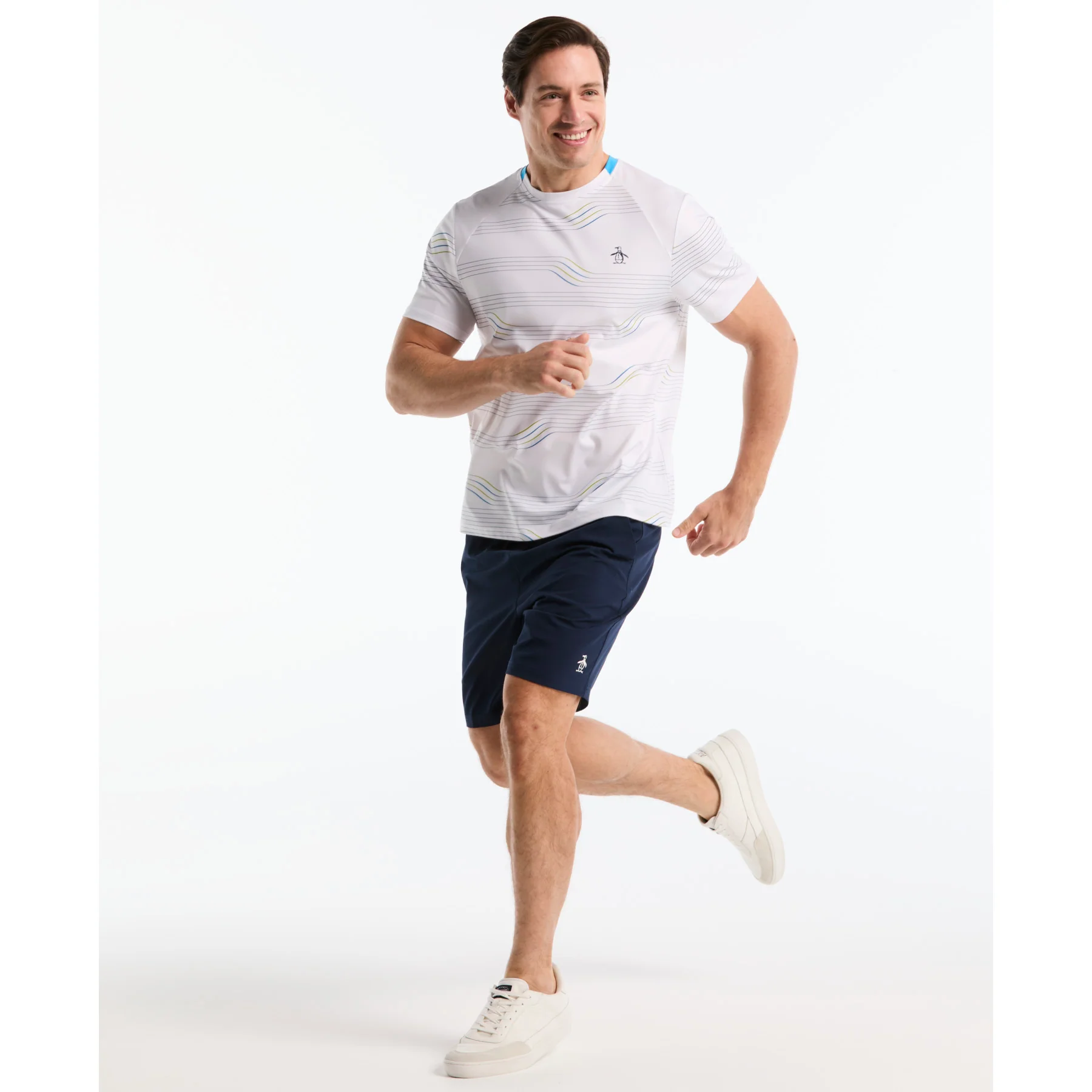 Performance Tennis Shorts In Black Iris - Image 6