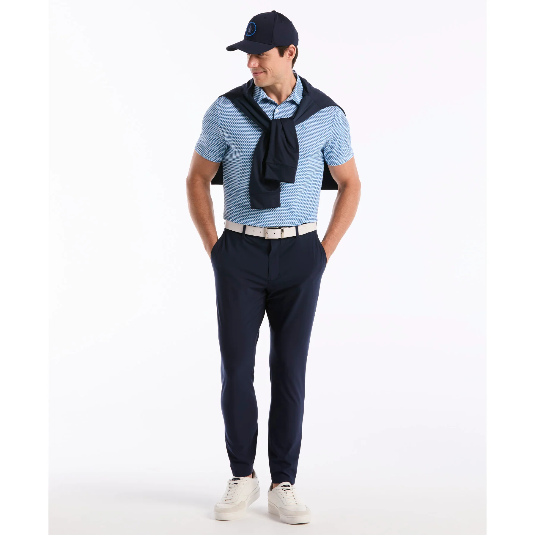 Pete Performance Golf Jogger In Black Iris - Image 5