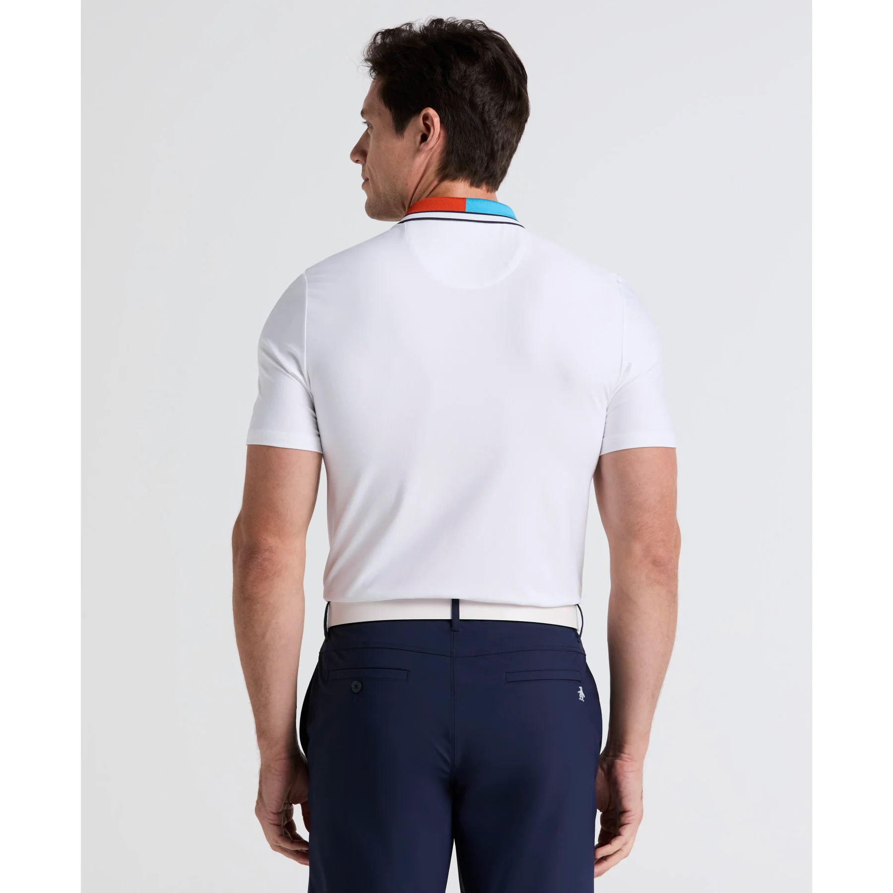 Pete’s 70’s Earl Golf Polo In Bright White - Image 2