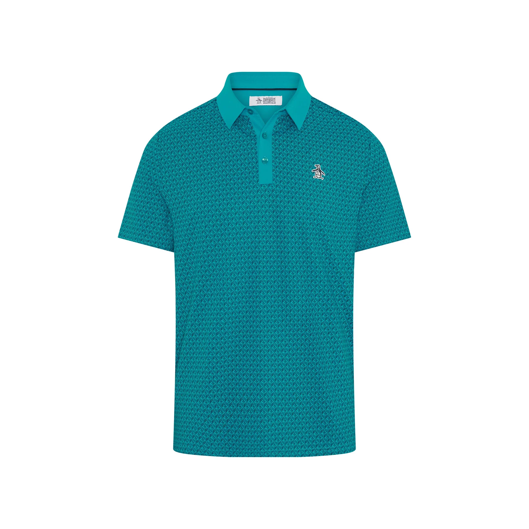 Pete's Tee Time Golf Polo In Caribbean Sea - Image 5