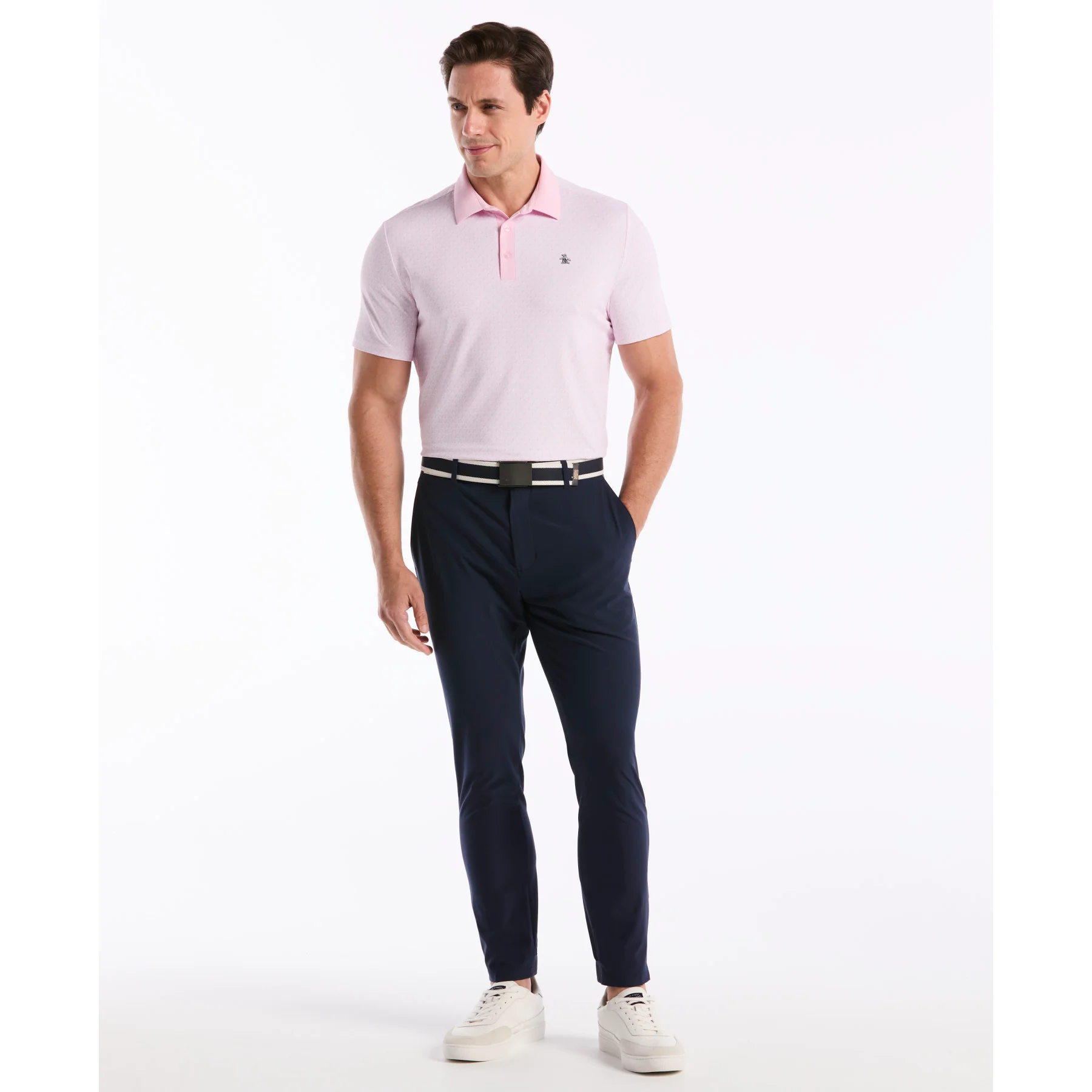 Pete's Tee Time Golf Polo In Pirouette - Image 4