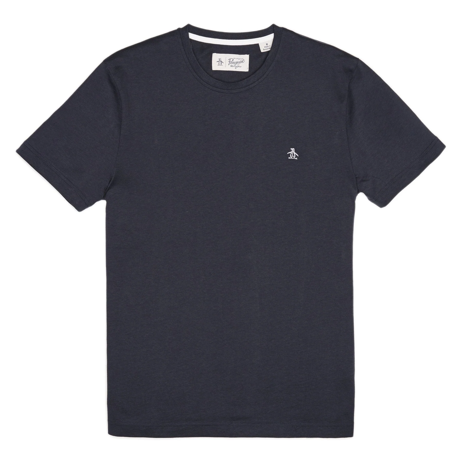 Pin Point Embroidered Logo Organic Cotton T-Shirt In Dark Sapphire - Image 5