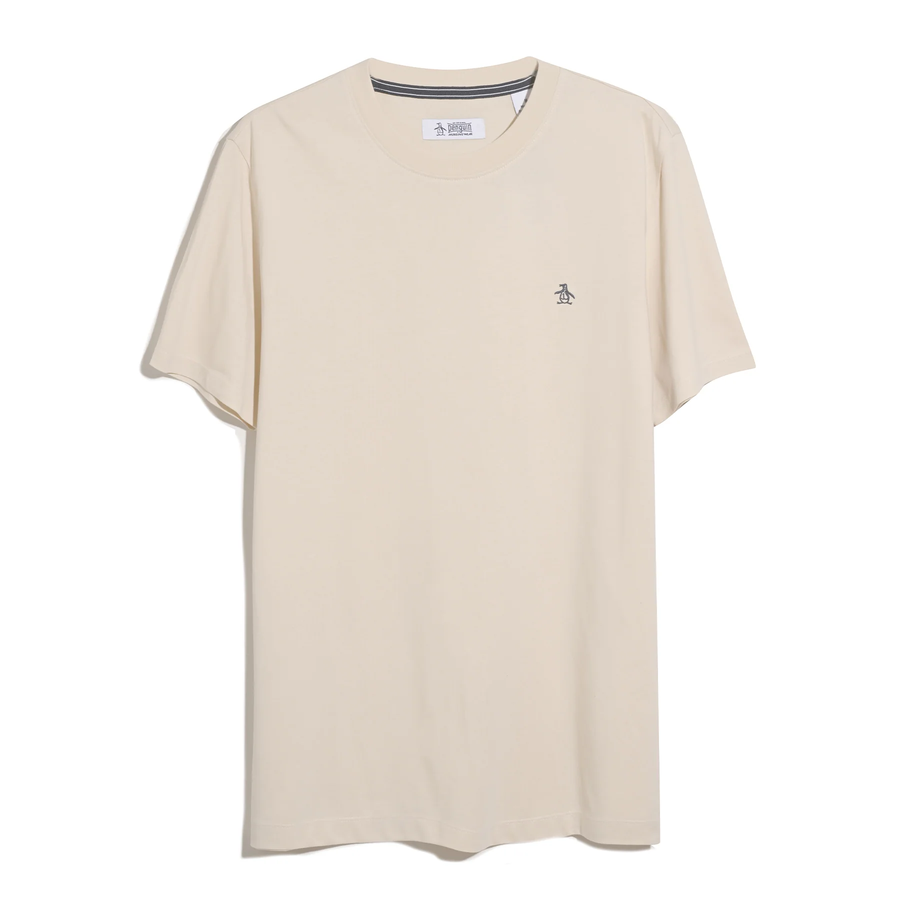 Pin Point Embroidered Logo T-Shirt In Birch - Image 6