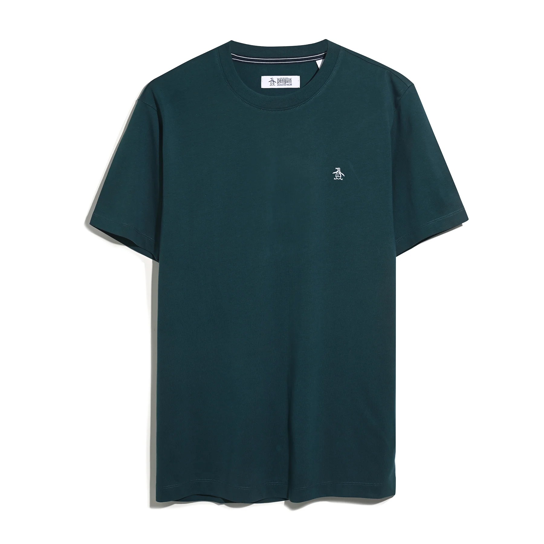 Pin Point Embroidered Logo T-Shirt In Reflecting Pond - Image 6