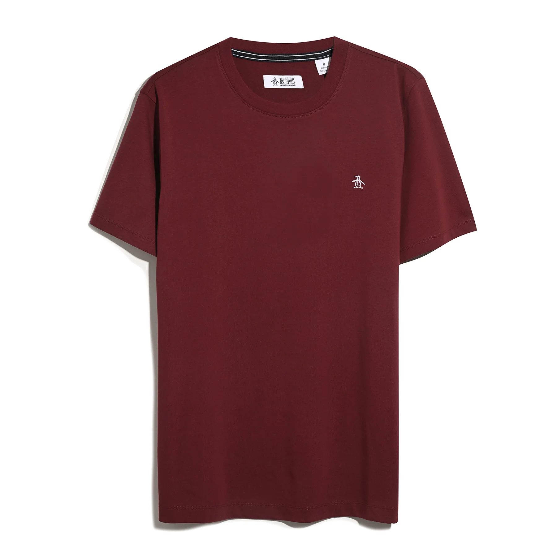 Pin Point Embroidered Logo T-Shirt In Cabernet - Image 7