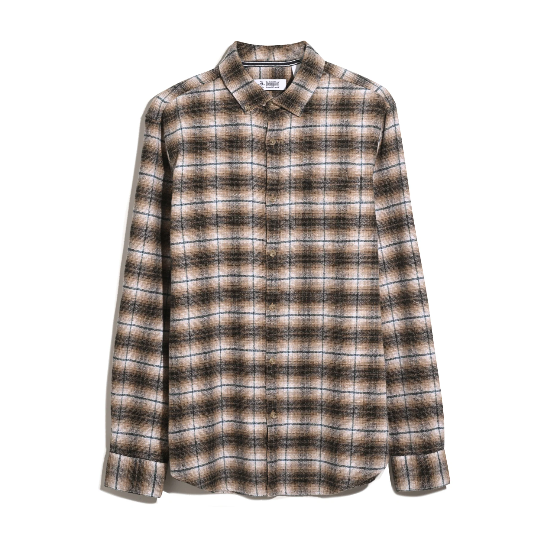 Plaid Flannel Shirt In Tigers Eye - Image 5