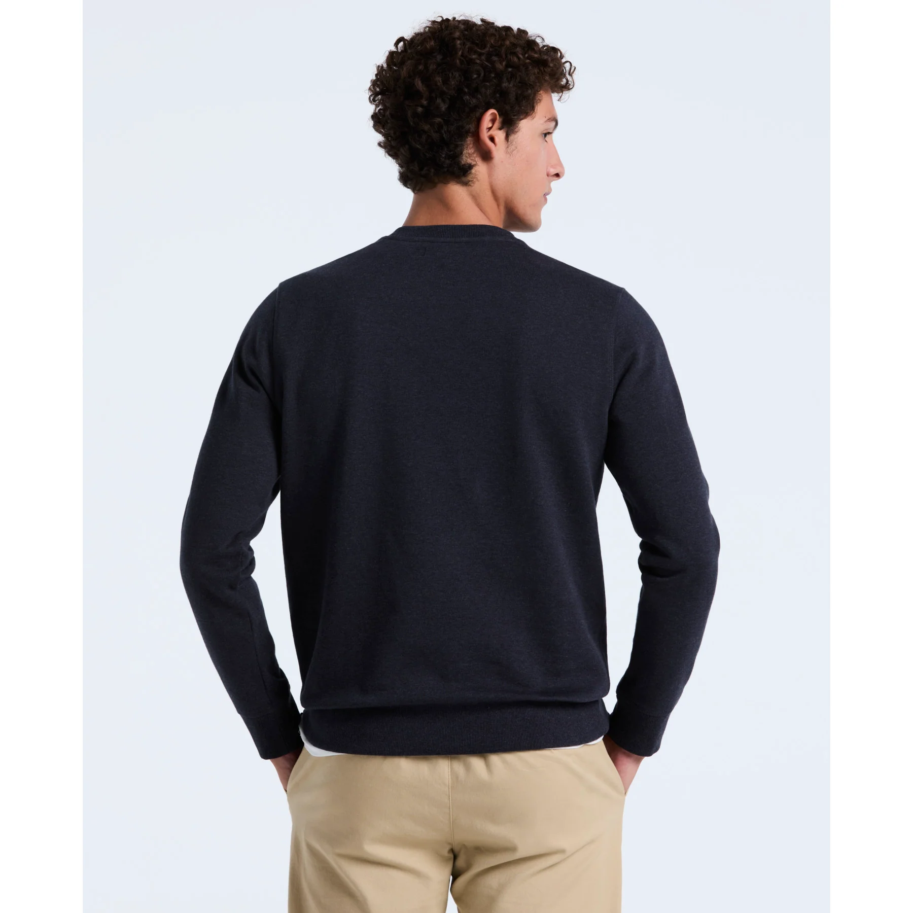 Plaid Logo Graphic Sweatshirt In Sapphire Heather - Image 2