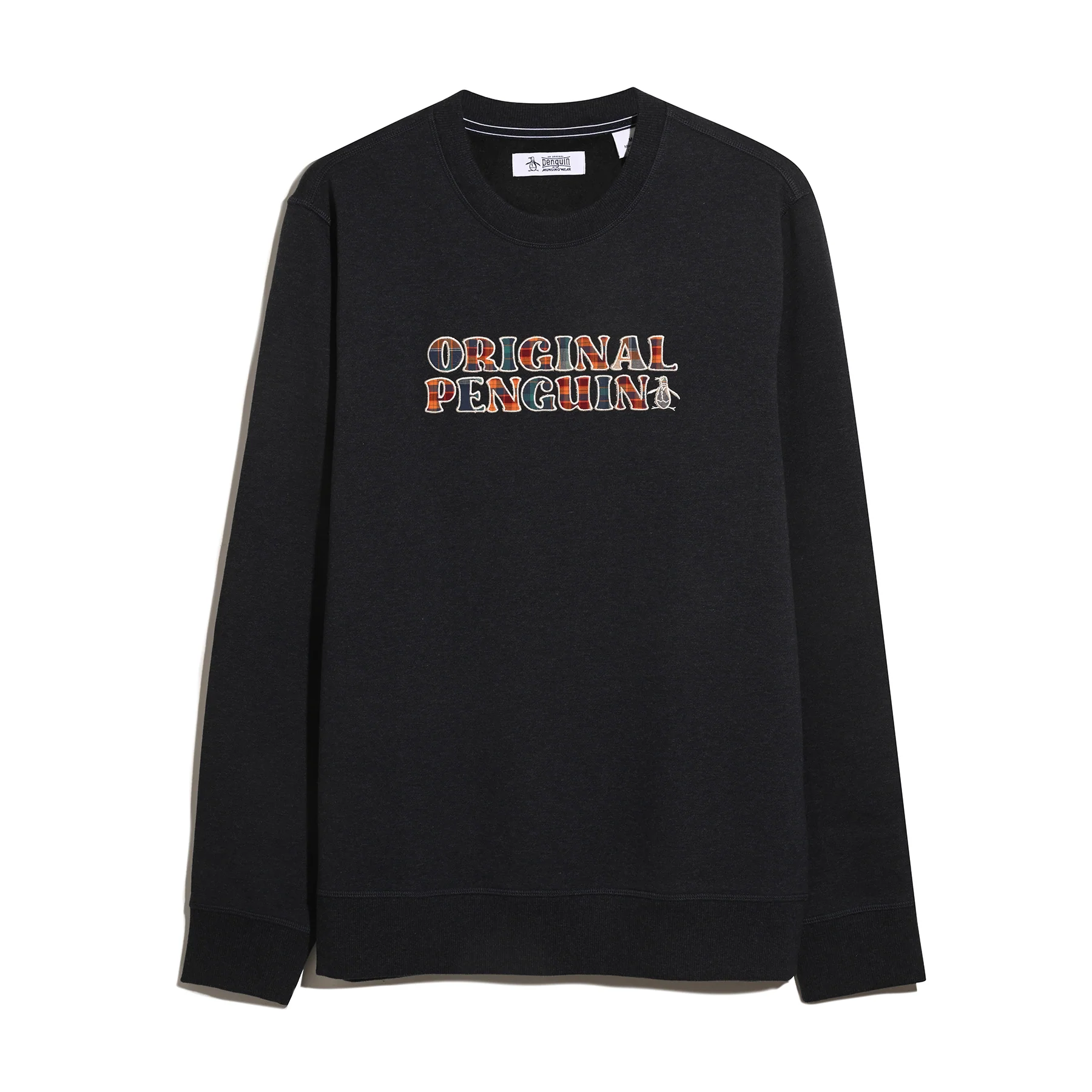 Plaid Logo Graphic Sweatshirt In Sapphire Heather - Image 5