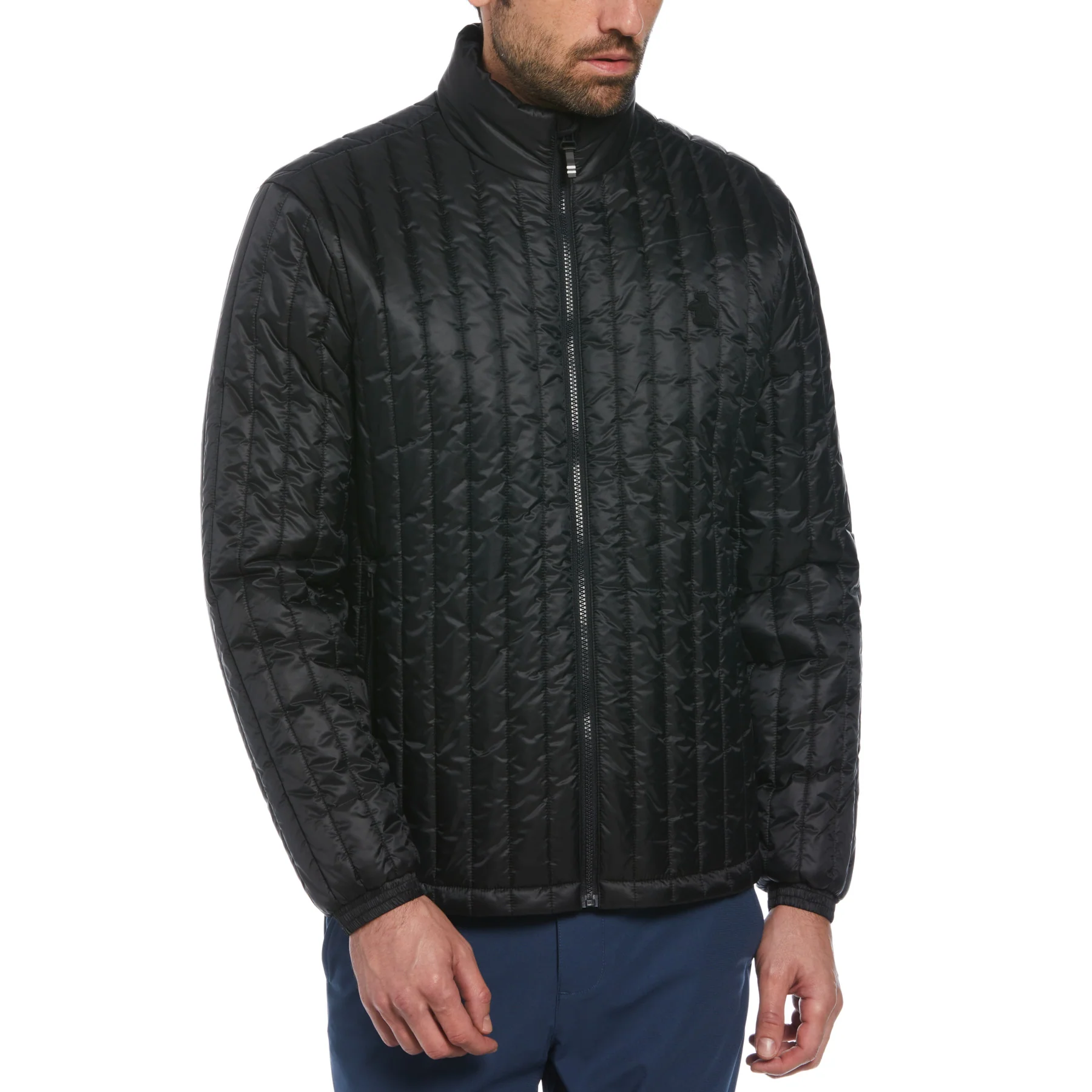 Quilted Jacket In True Black