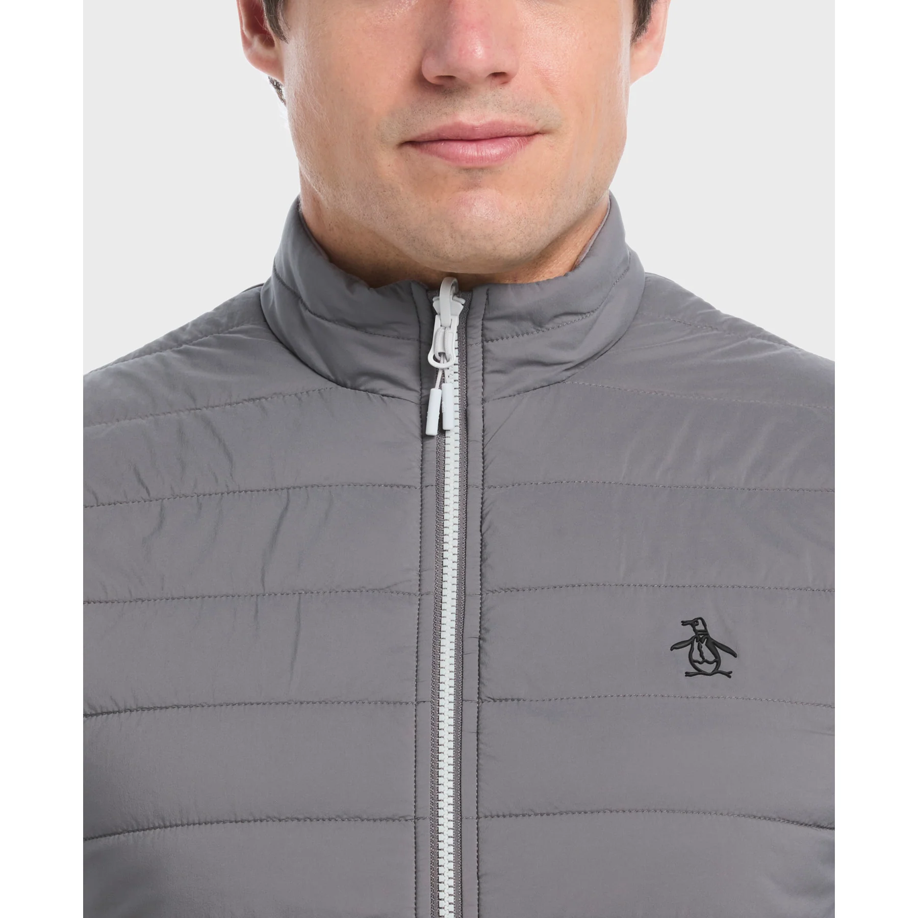 Reversible Insulated Golf Gilet In Quiet Shade - Image 3