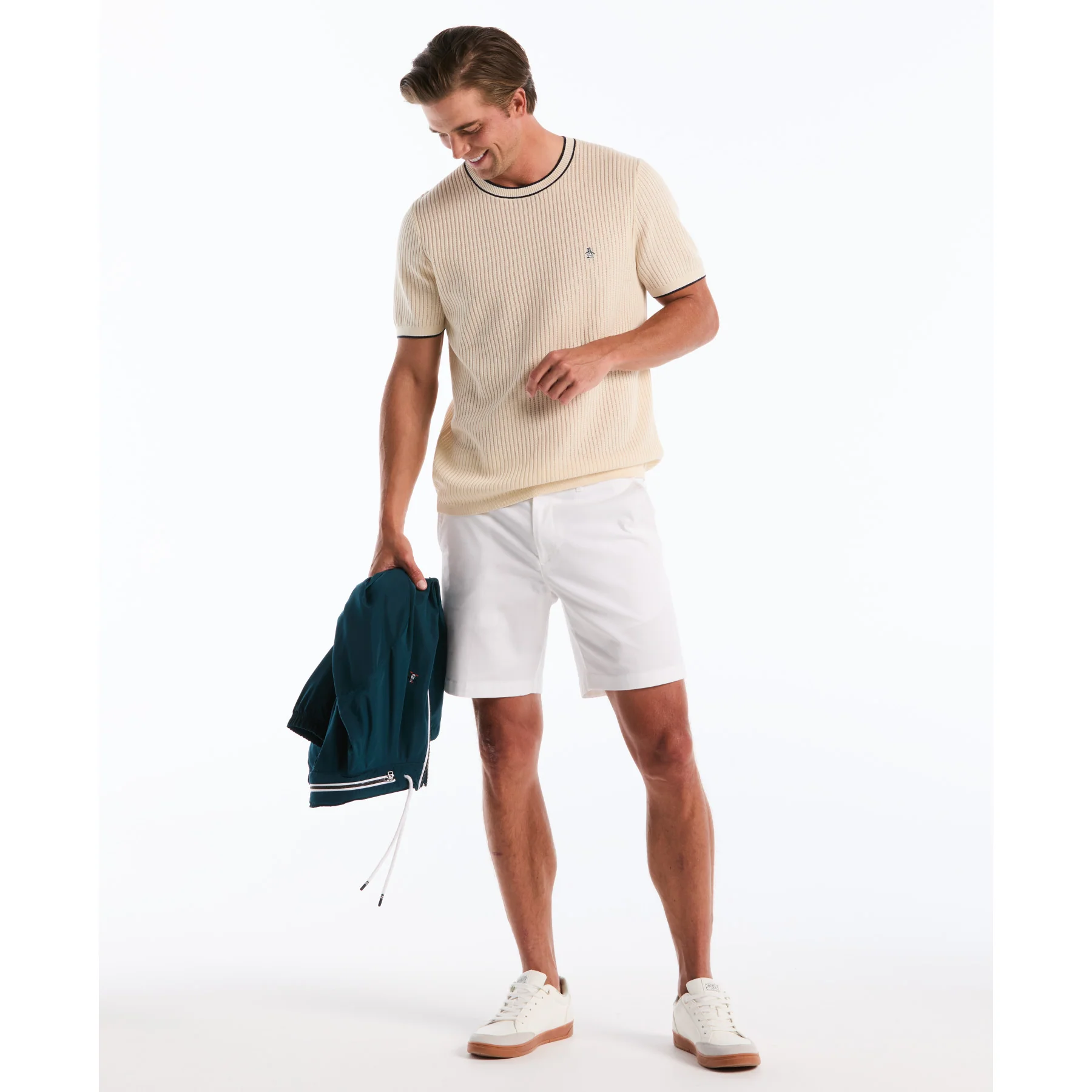 Ribbed Sweater T-Shirt In Birch - Image 5