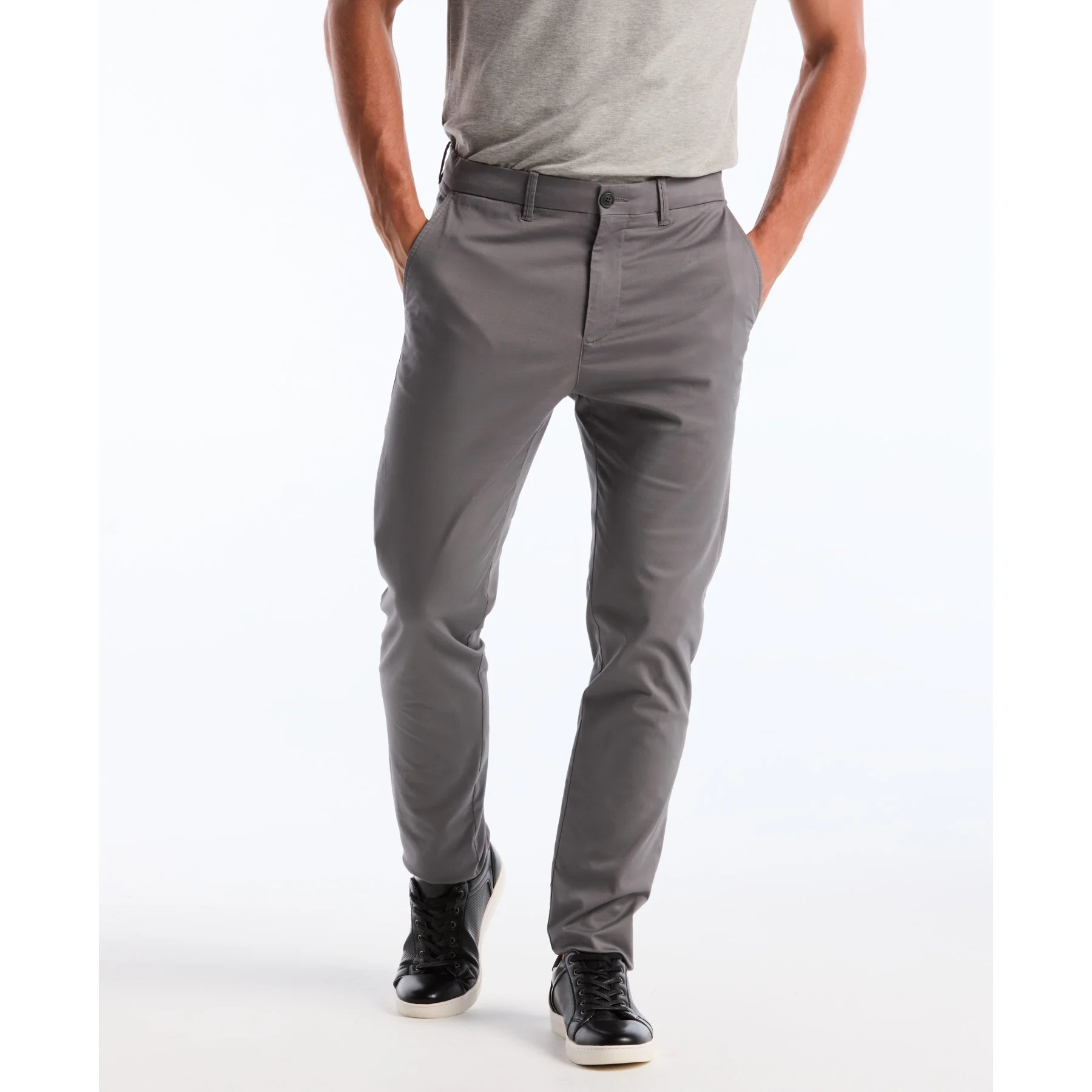 Slim Fit Chinos In Castlerock - Image 2
