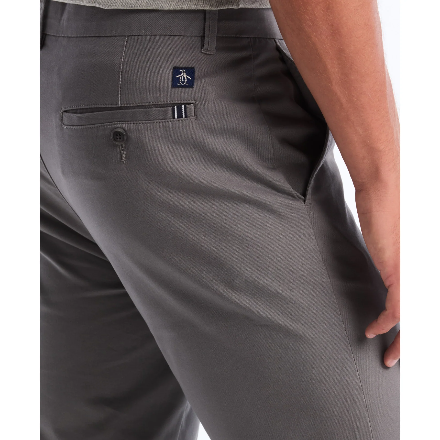 Slim Fit Chinos In Castlerock - Image 5