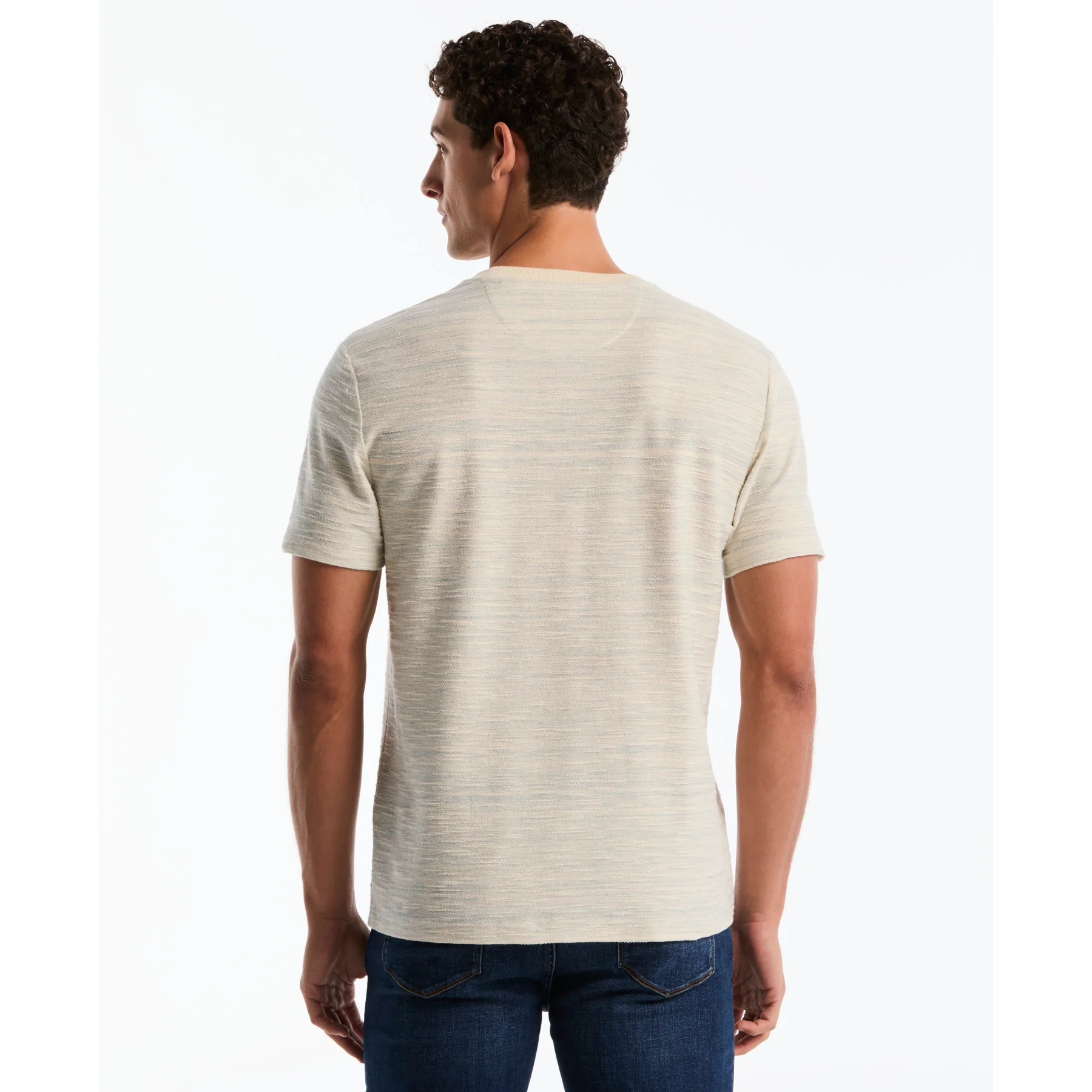 Space Dyed Slub T-Shirt In Birch - Image 3