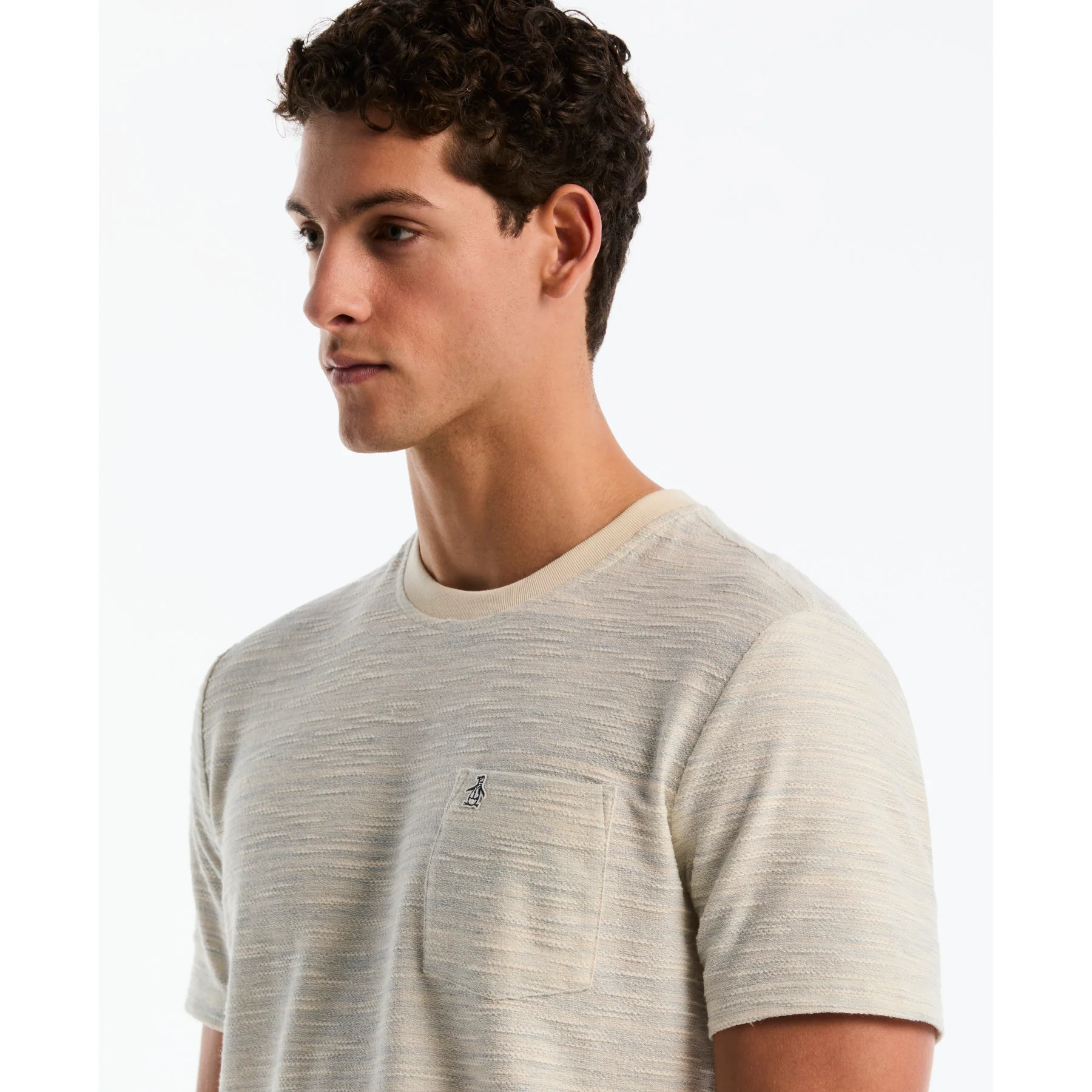Space Dyed Slub T-Shirt In Birch - Image 4