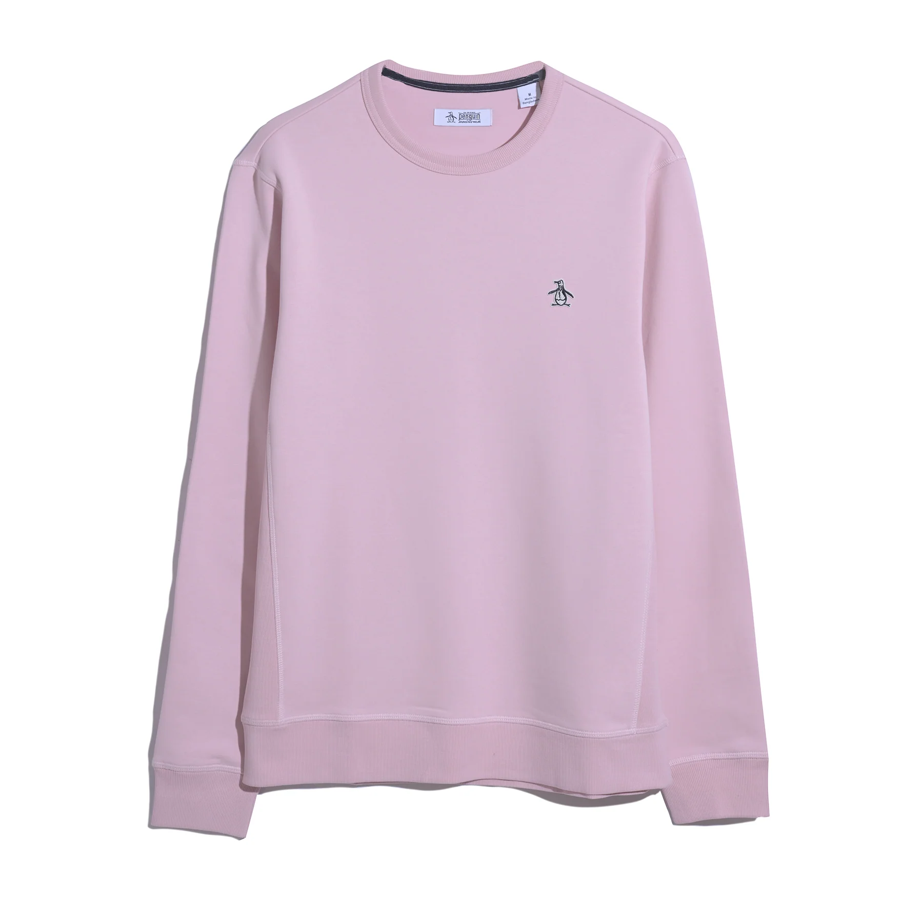 Sticker Pete Fleece Crew Neck Sweatshirt In Parfait Pink - Image 3