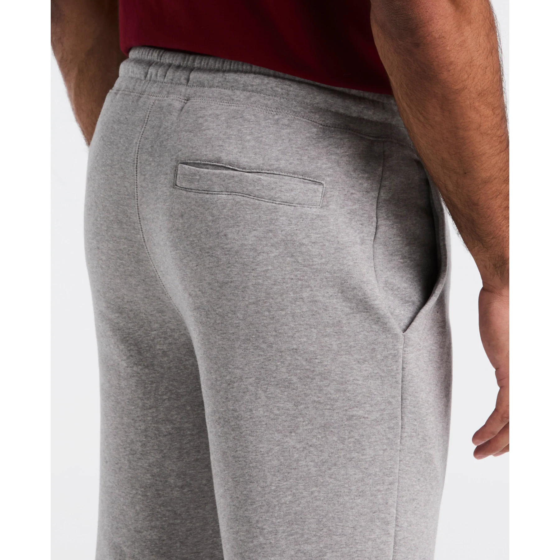 Sticker Pete Fleece Joggers In Rain Heather - Image 4