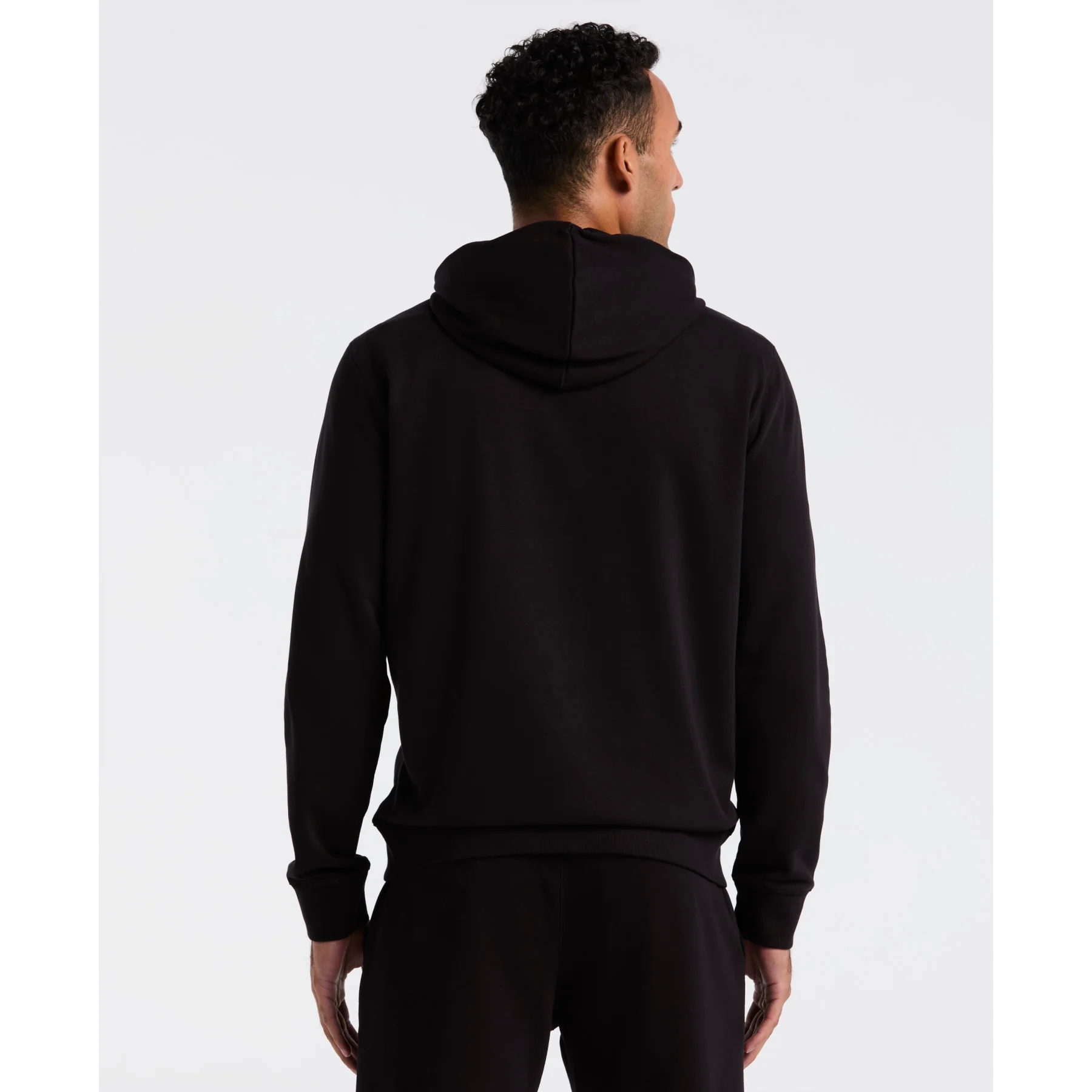 Sticker Pete Full Zip Hoodie In True Black - Image 3