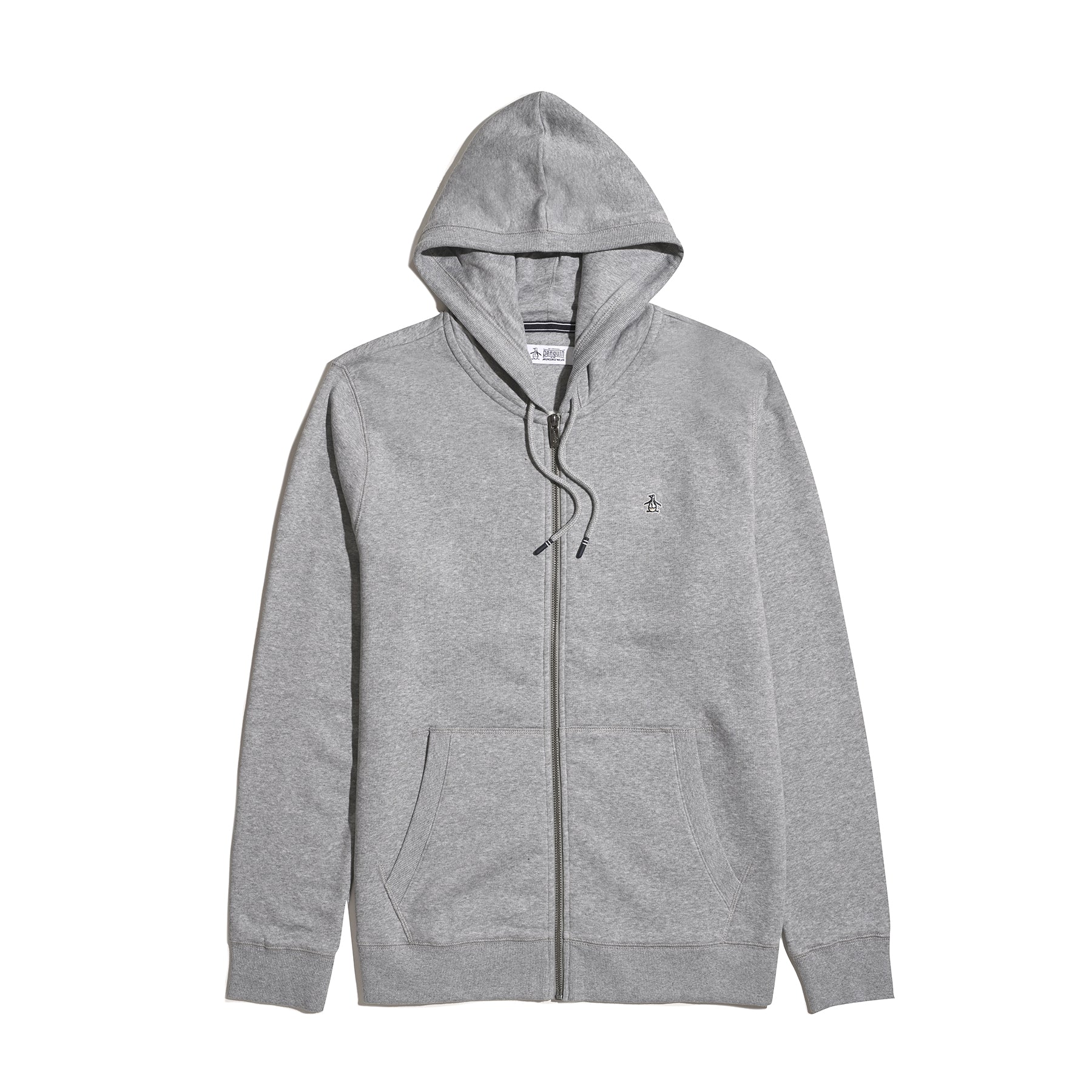 Sticker Pete Full Zip Hoodie In Rain Heather - Image 5