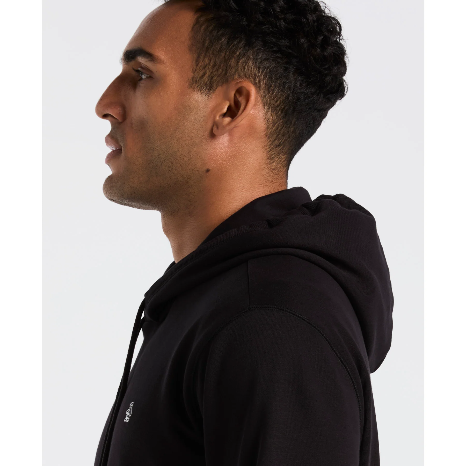 Sticker Pete Hoodie In True Black - Image 4