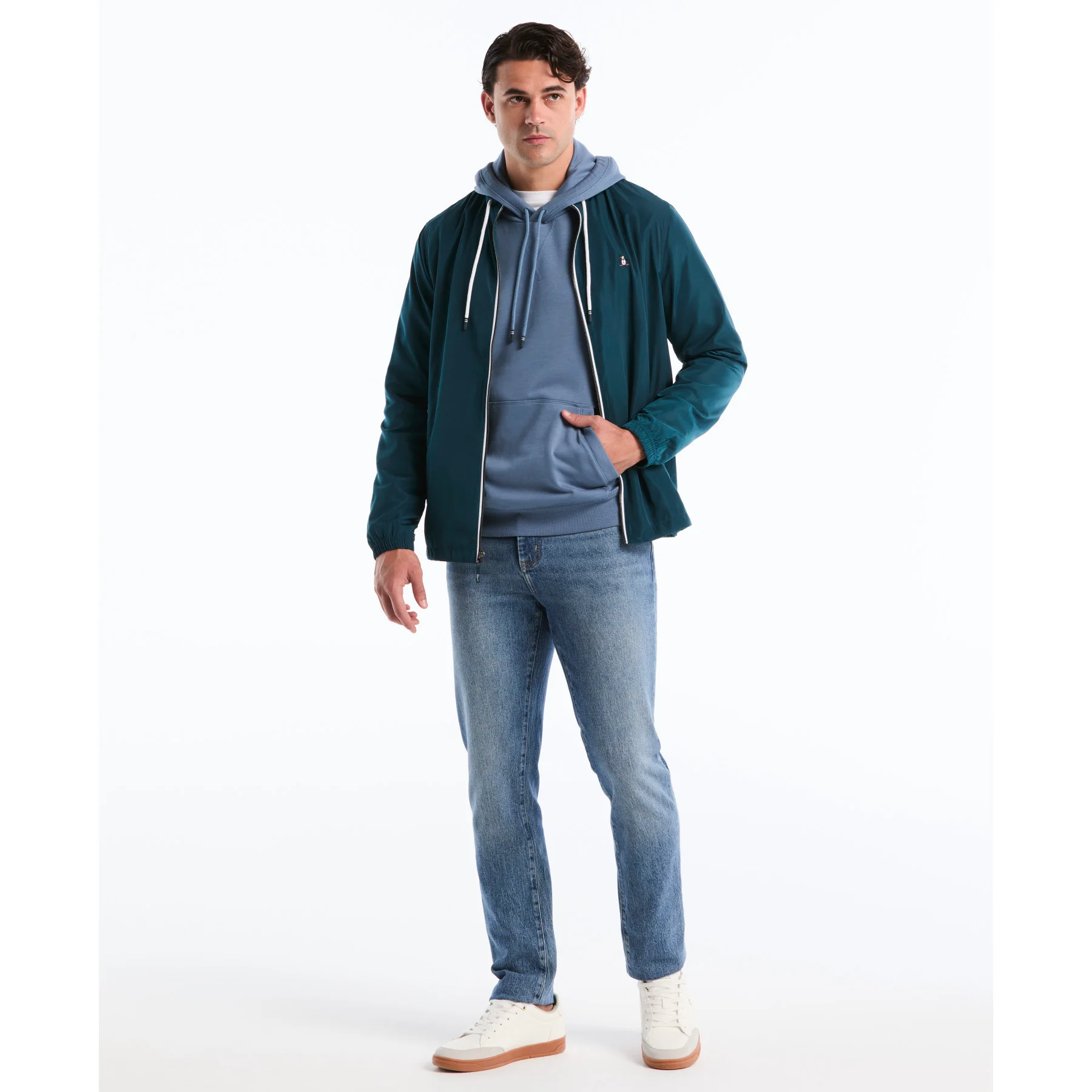 Sticker Pete Hoodie In Copen Blue - Image 5