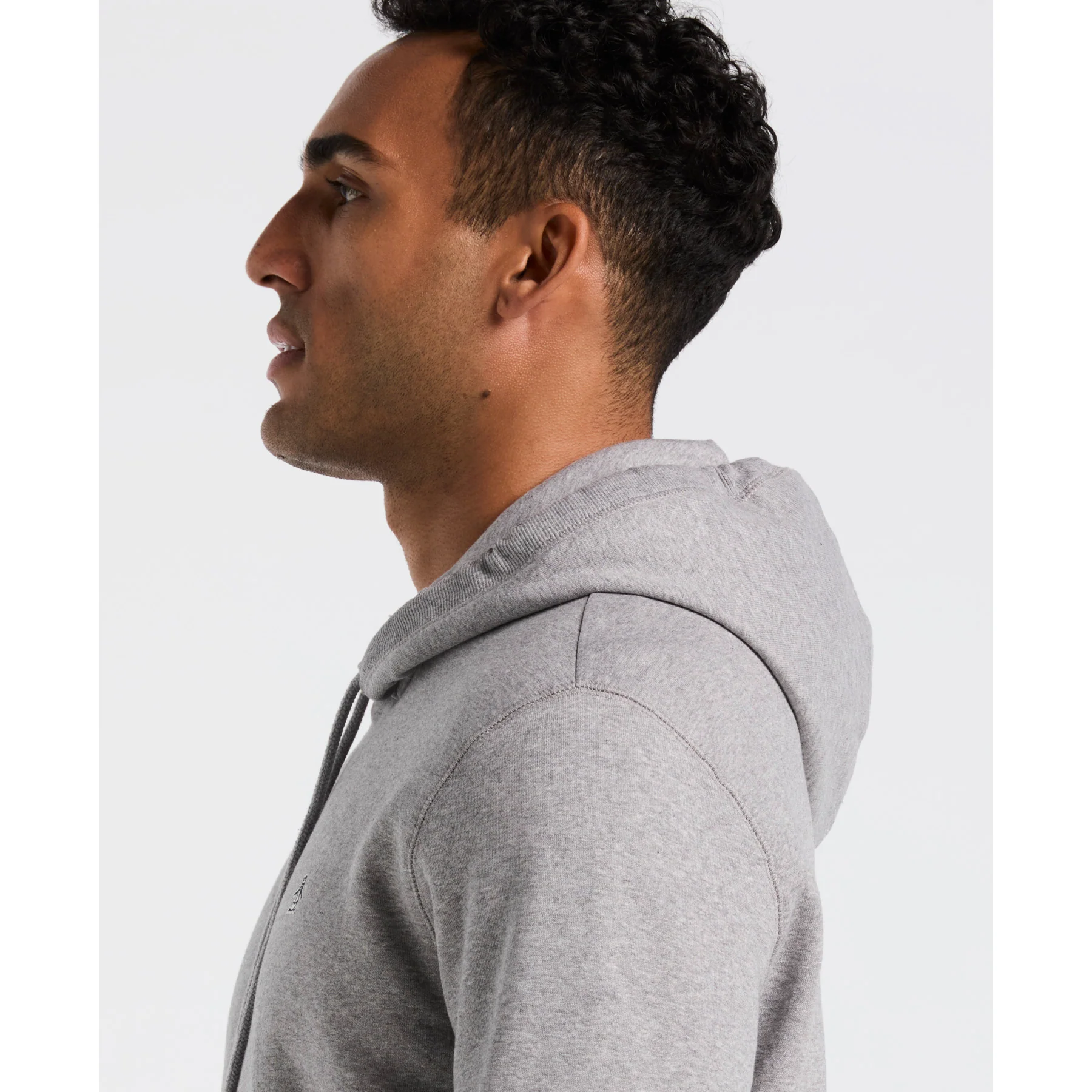 Sticker Pete Hoodie In Rain Heather - Image 4