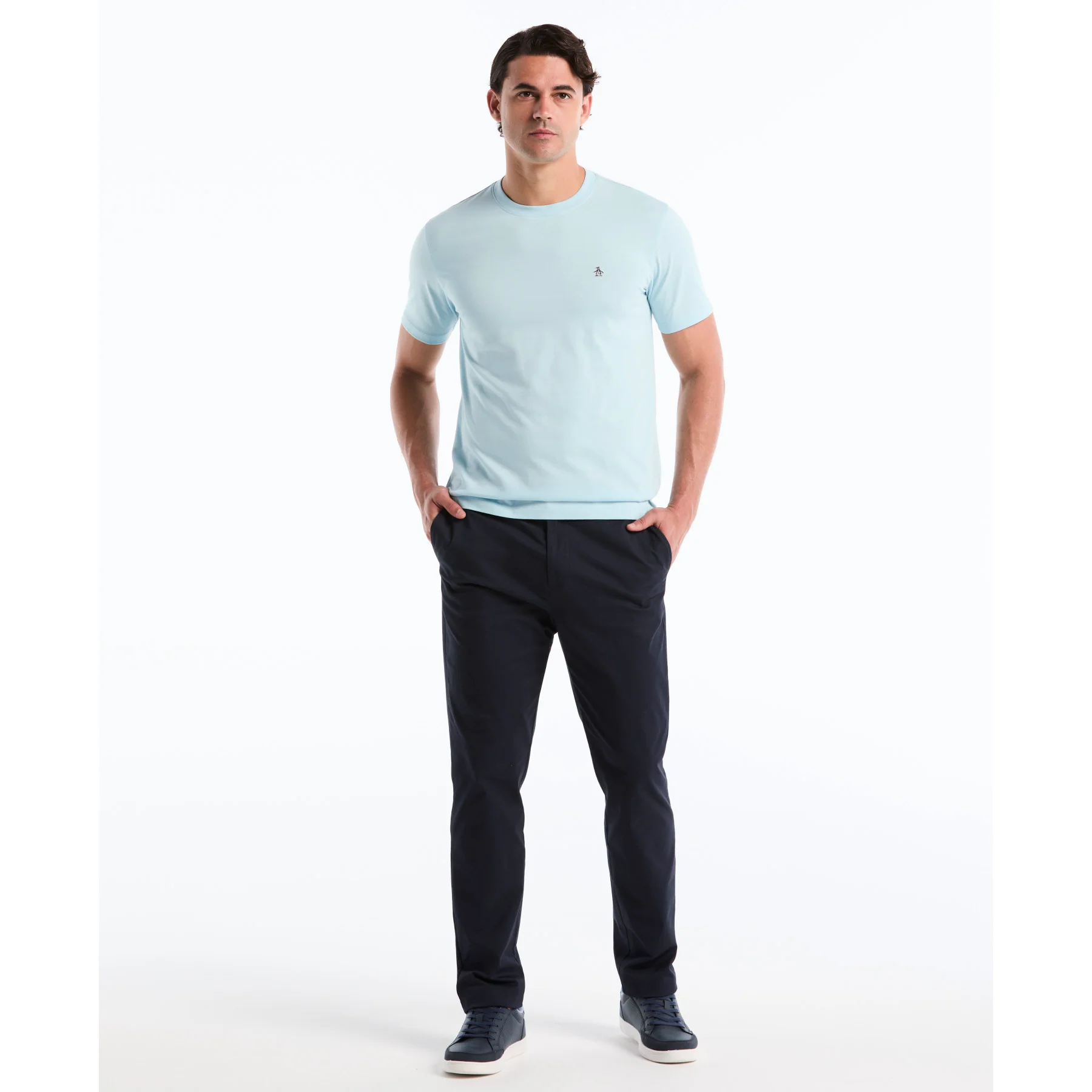Sticker Pete Logo T-Shirt In Cool Blue - Image 4