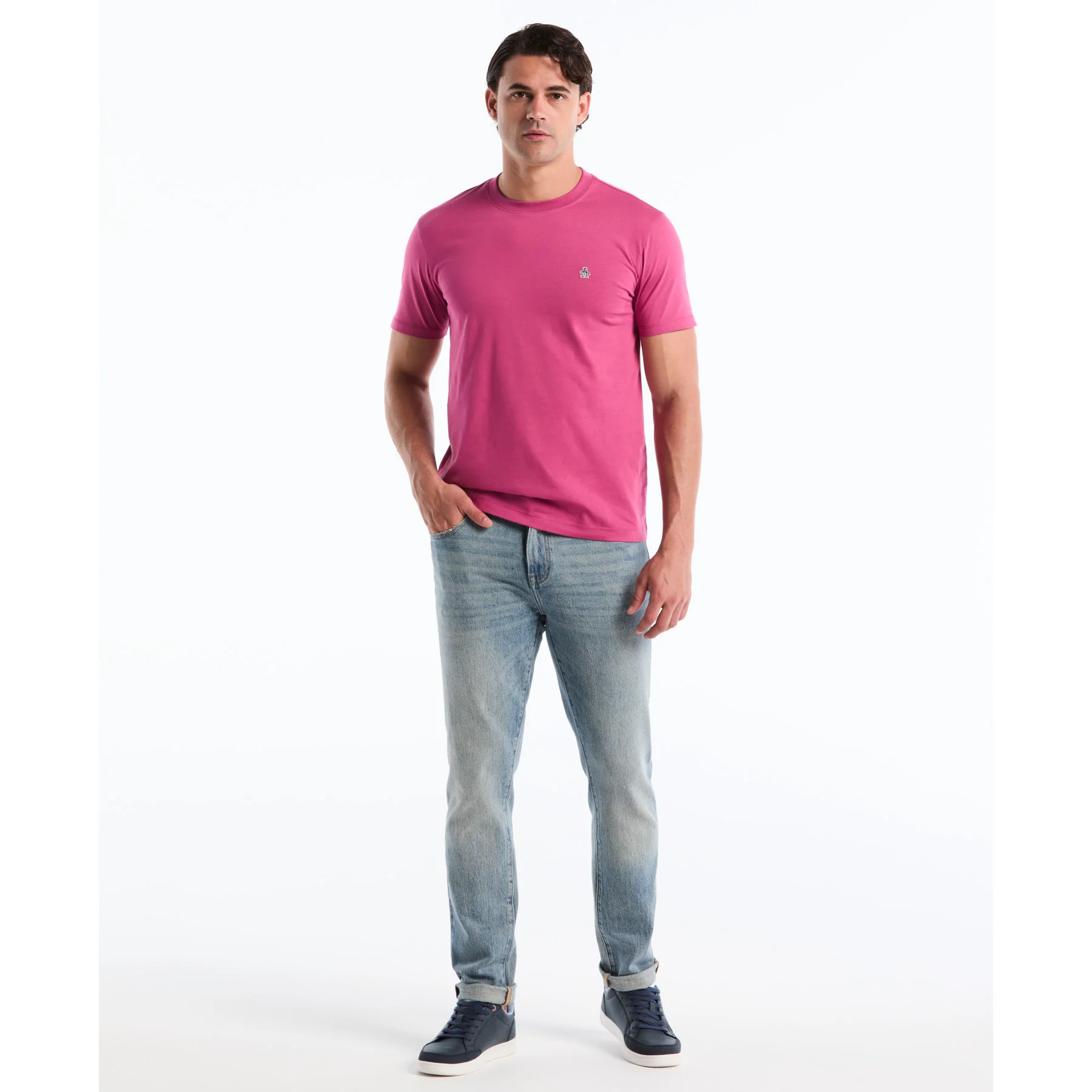 Sticker Pete Logo T-Shirt In Magenta Haze - Image 4