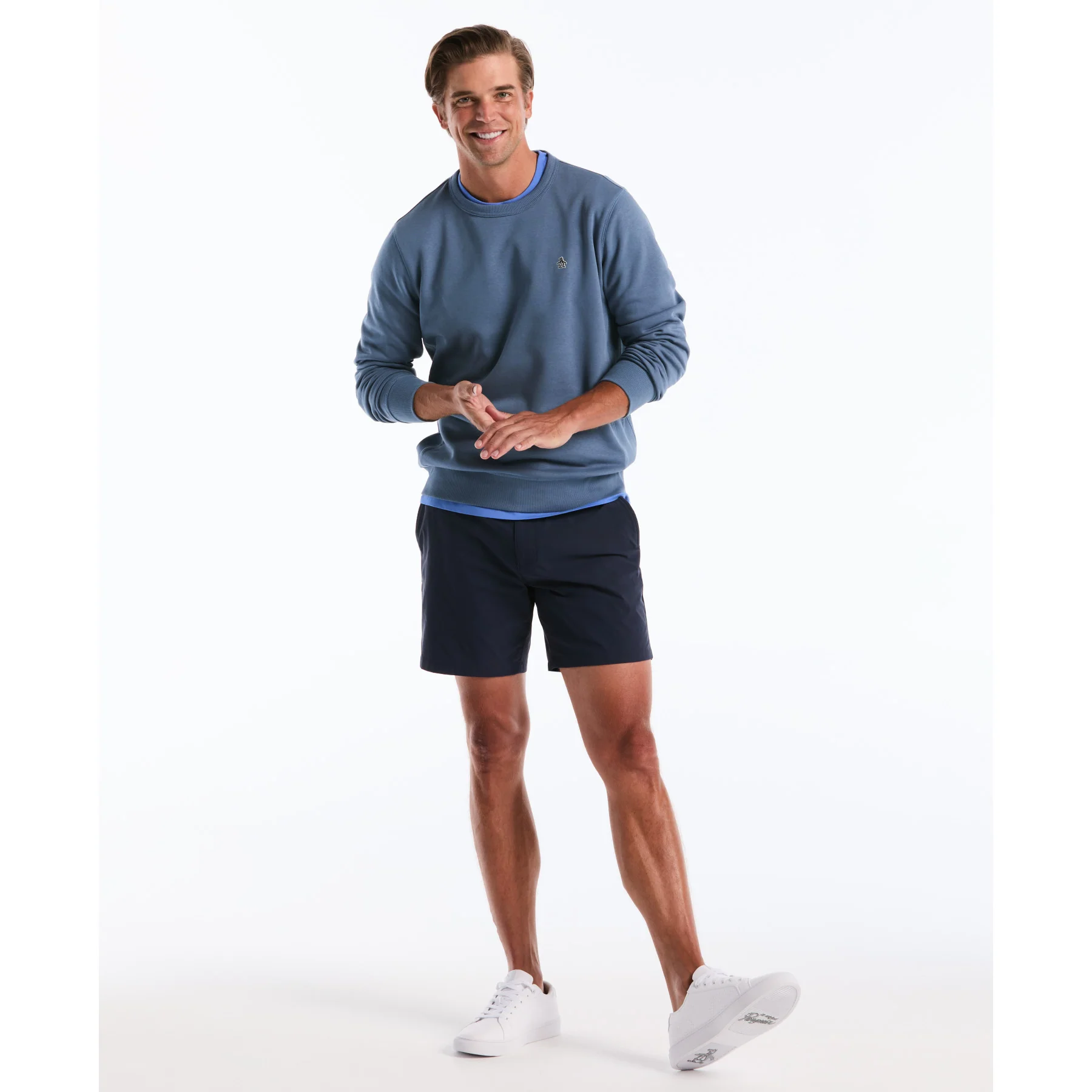 Sticker Pete Sweatshirt In Copen Blue - Image 5
