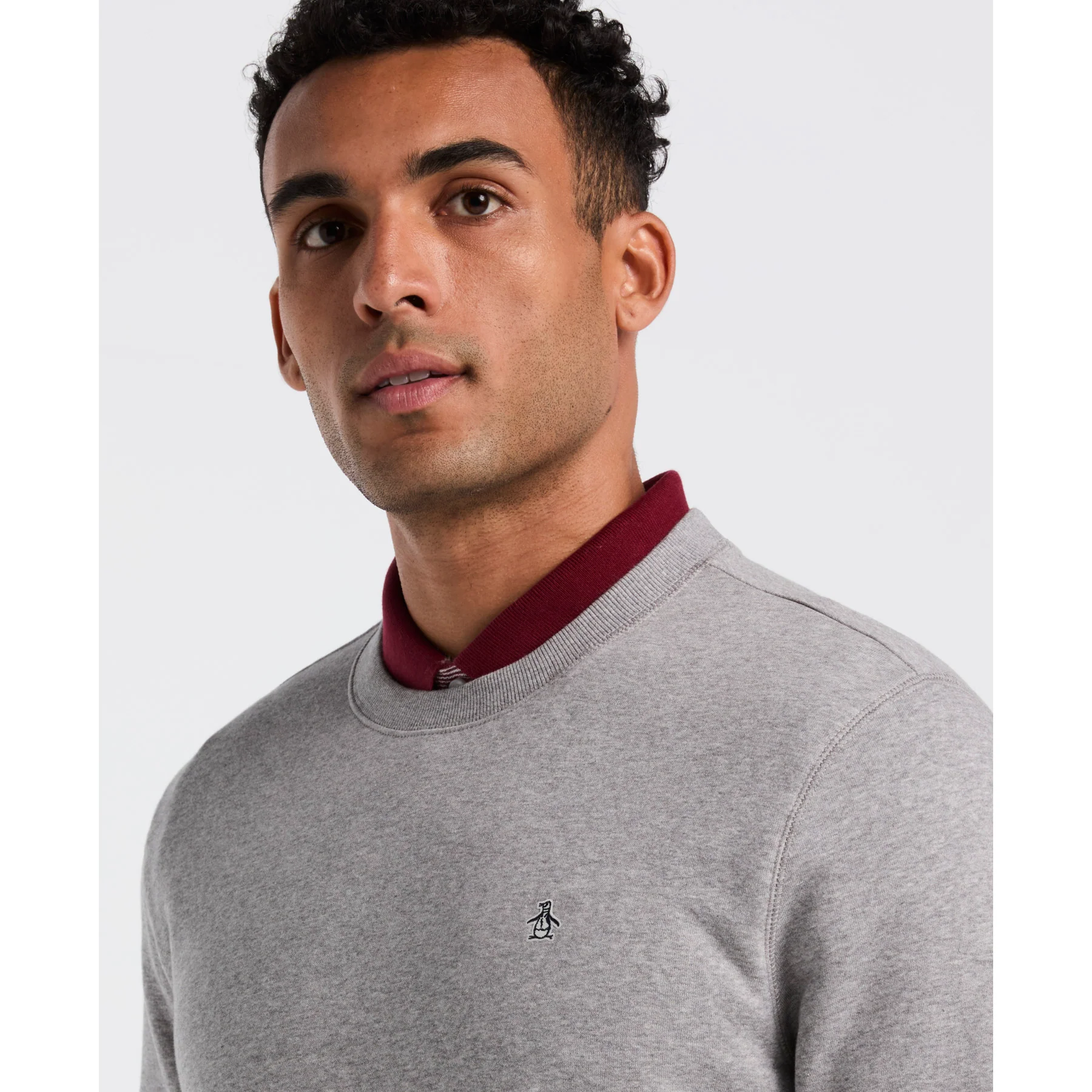 Sticker Pete Sweatshirt In Rain Heather - Image 4