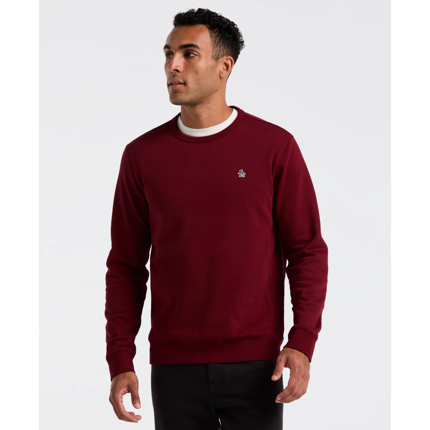 Sticker Pete Sweatshirt In Cabernet