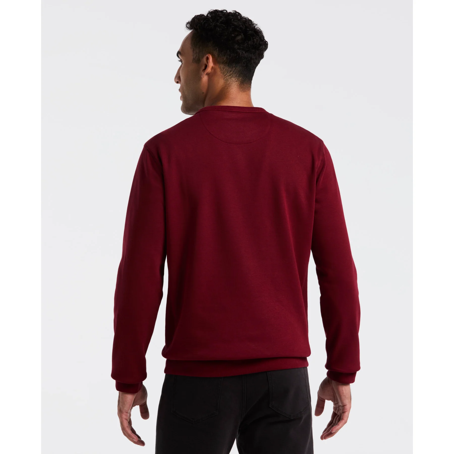 Sticker Pete Sweatshirt In Cabernet - Image 3