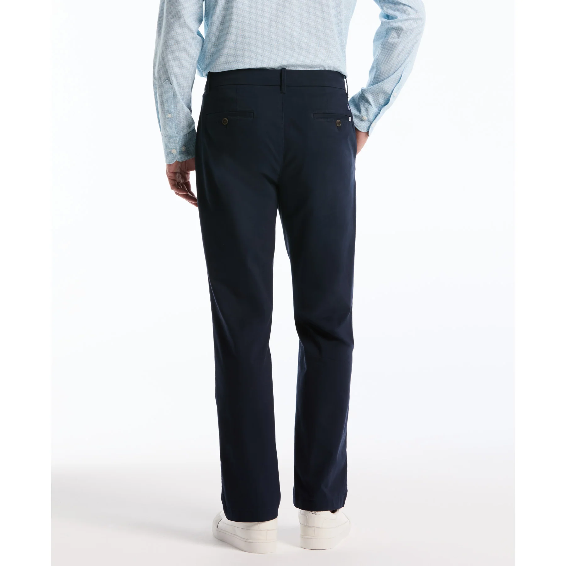 Straight Fit Chinos In Dark Sapphire - Image 3
