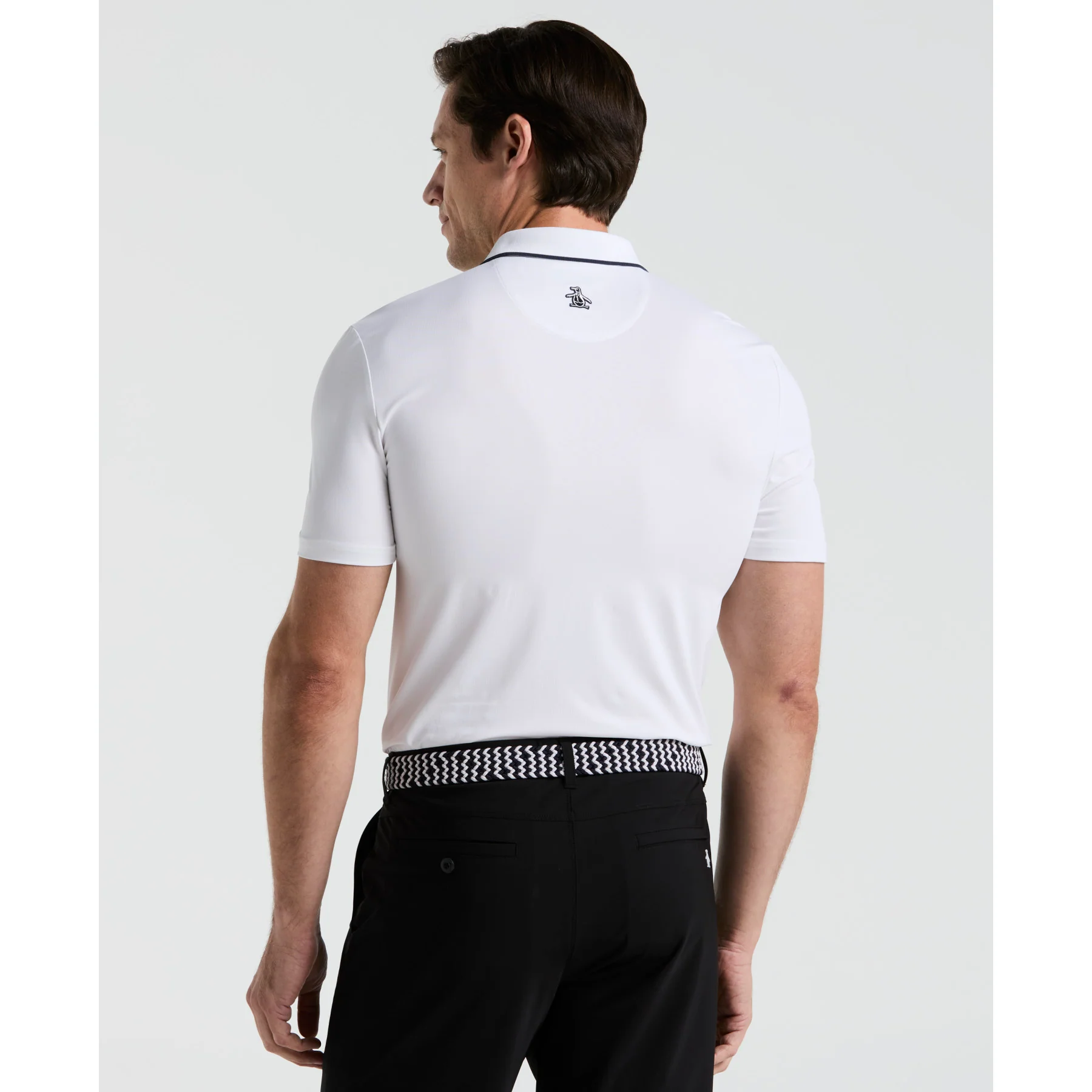 The Caddy Golf Polo Shirt In Bright White - Image 2