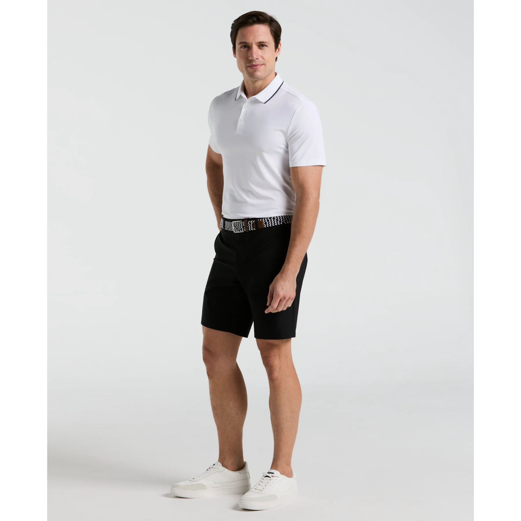 The Caddy Golf Polo Shirt In Bright White - Image 4