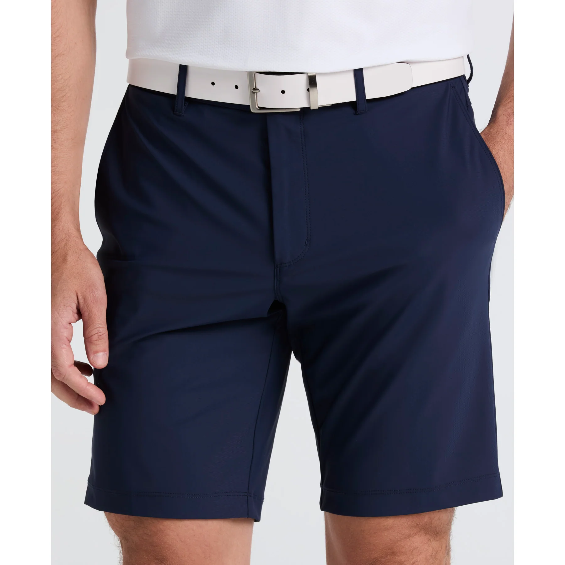 The Player 9" Golf Shorts In Black Iris - Image 3