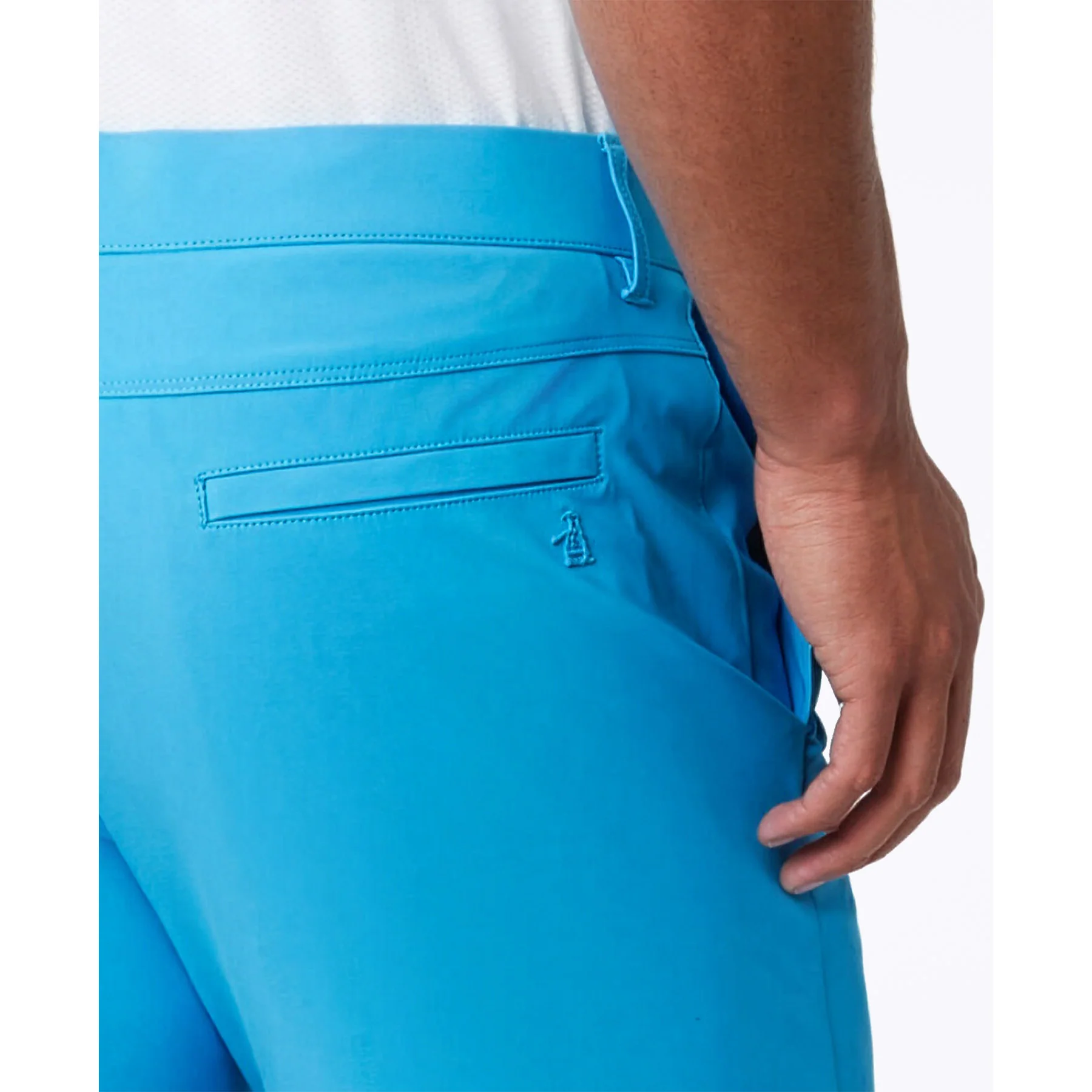 The Player 9" Golf Shorts In Malibu Blue - Image 4