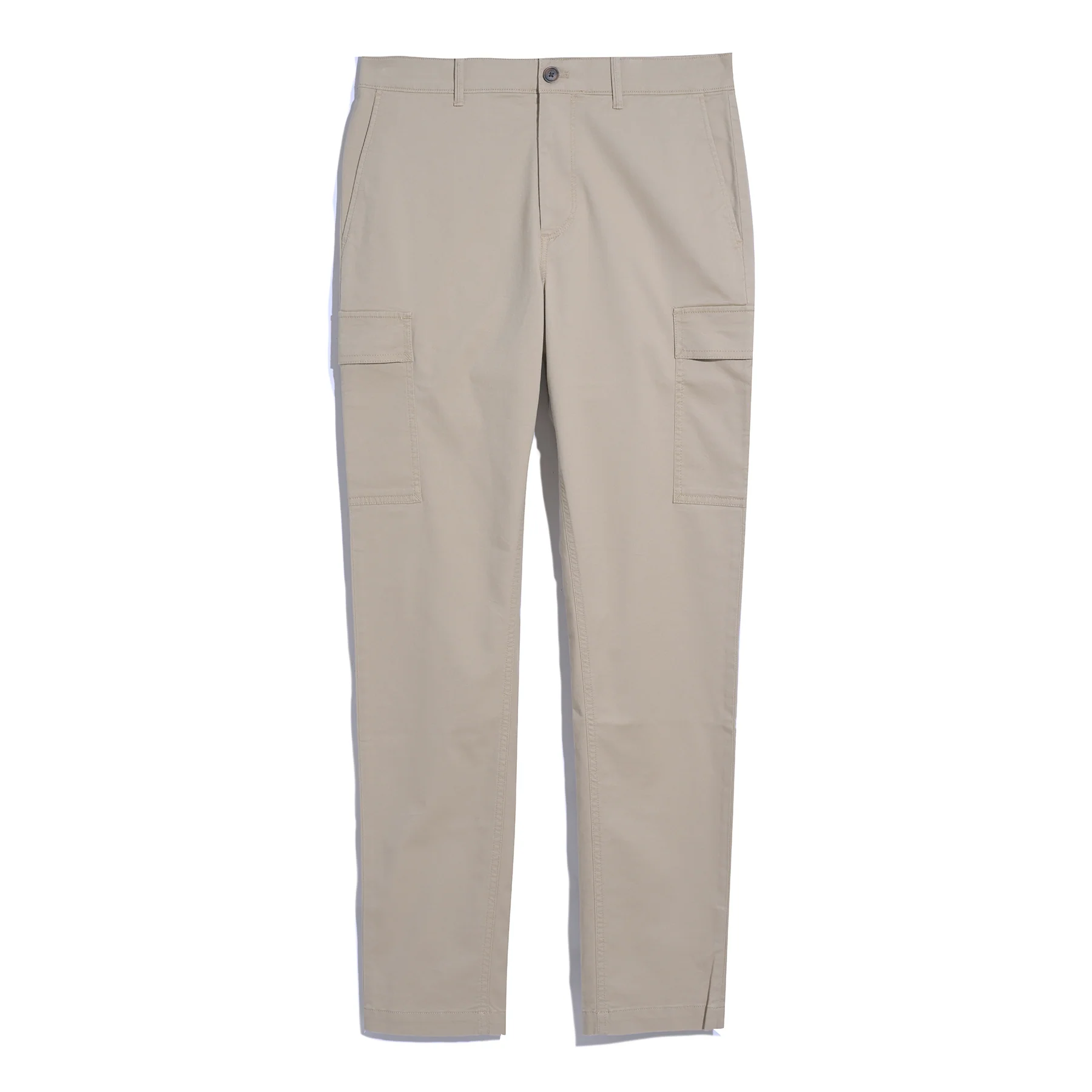 Twill Cargo Trousers In Travertine - Image 5