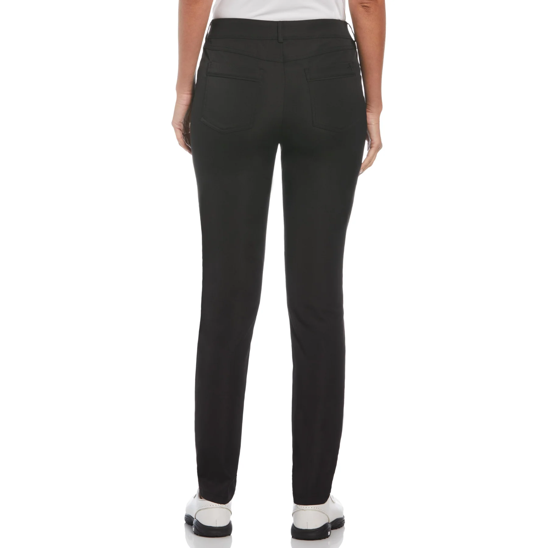 Women's Veronica 5-Pocket Full Length Golf Trousers In Caviar - Image 2