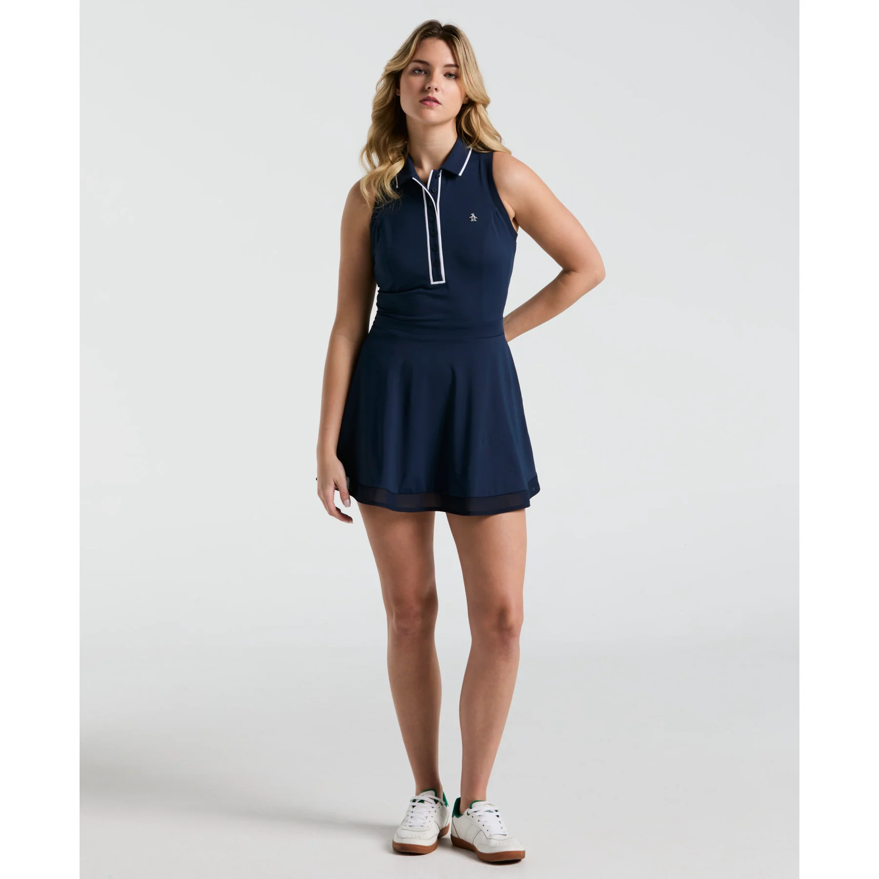 Women's Veronica Sleeveless Dress In Black Iris - Image 3